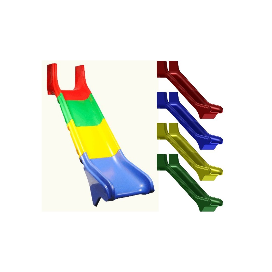 Modular slide complete - various heights & colours Platform heights & colours
