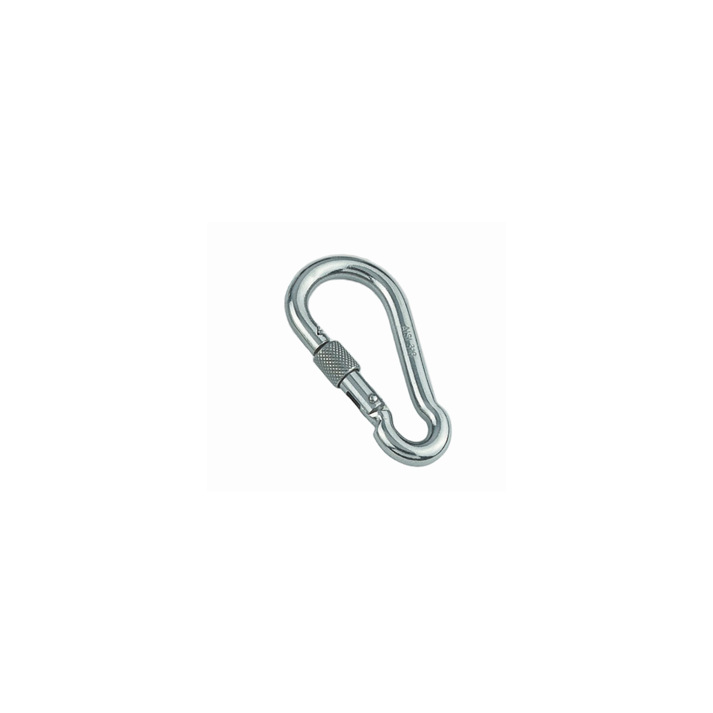 Spring hook with screw sleeve A4  10x100mm