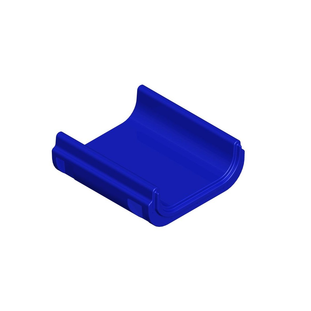 Module slide part B middle section - length 80 cm blue