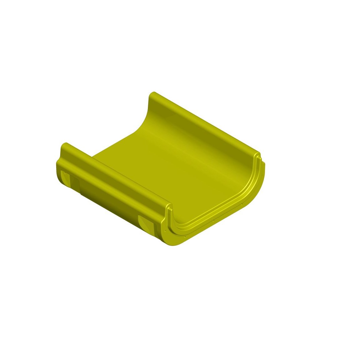 Module slide part B middle section - length 80 cm yellow