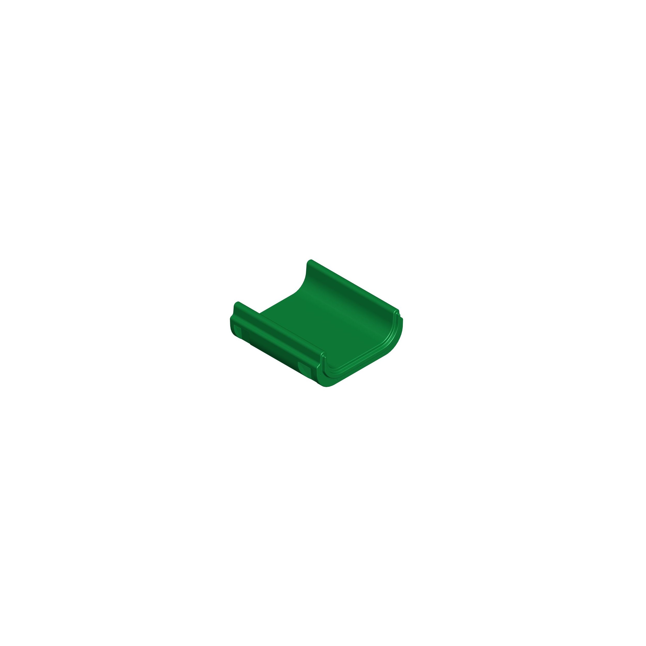 Glissière module partie B partie centrale - longueur 80 cm green