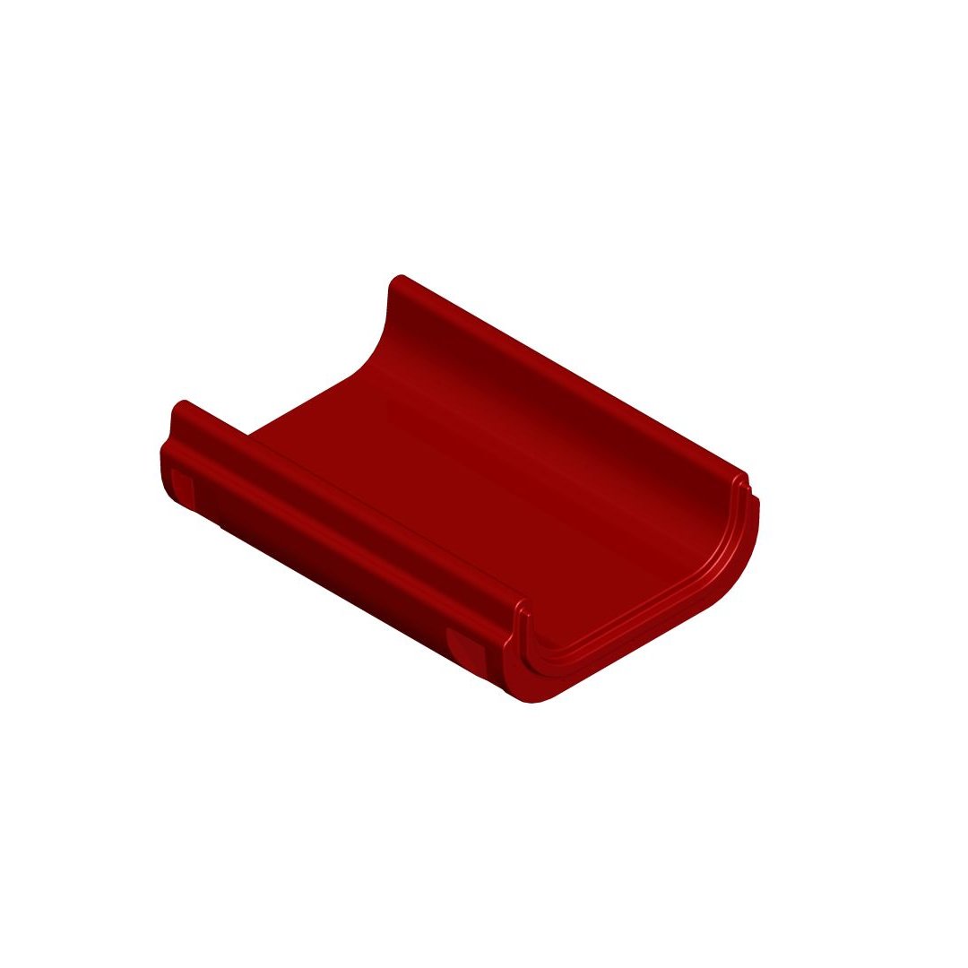 Modul für Hangrutsche - Mittelteil - Länge 106 cm rot