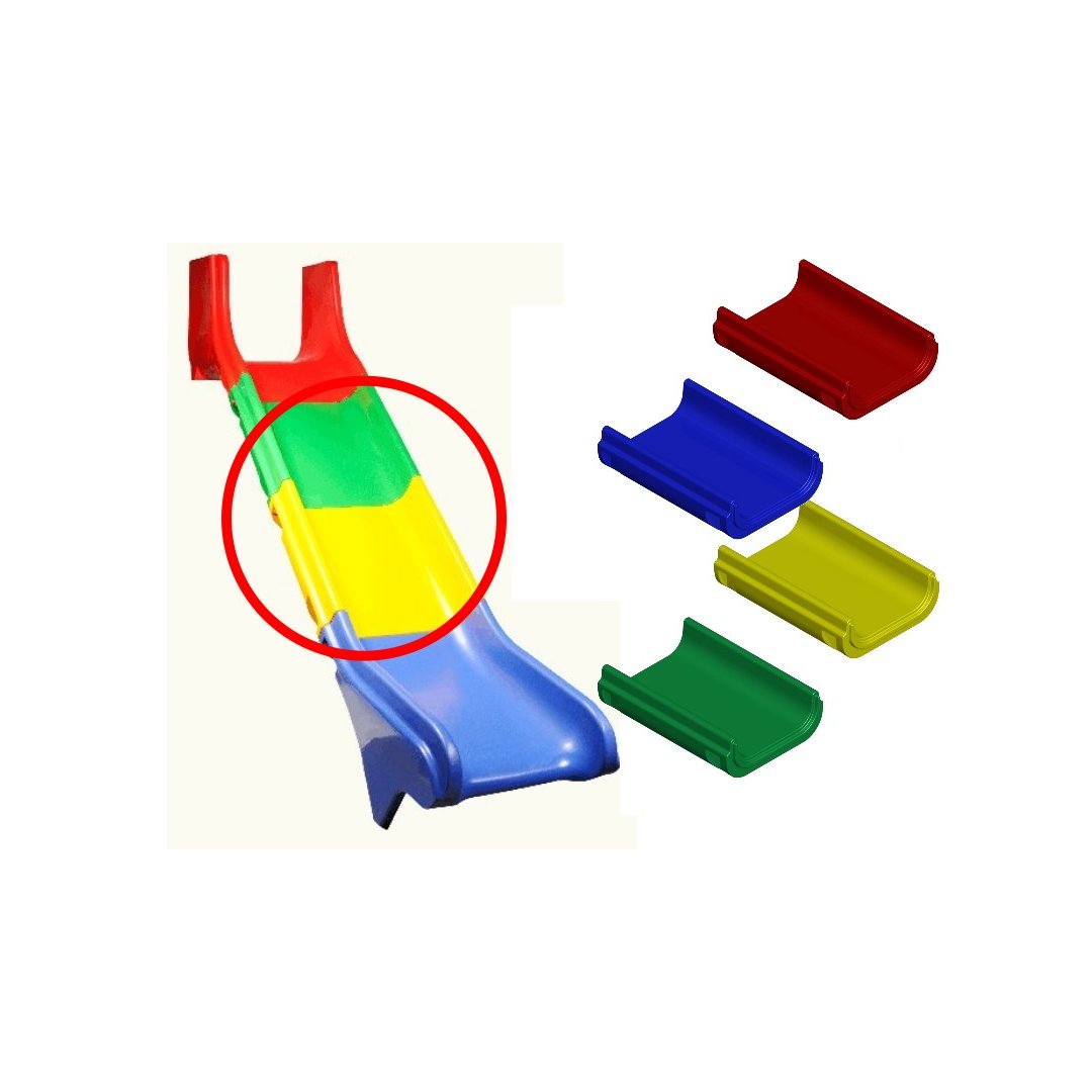 Modul für Hangrutsche - Mittelteil - Länge 106 cm blau