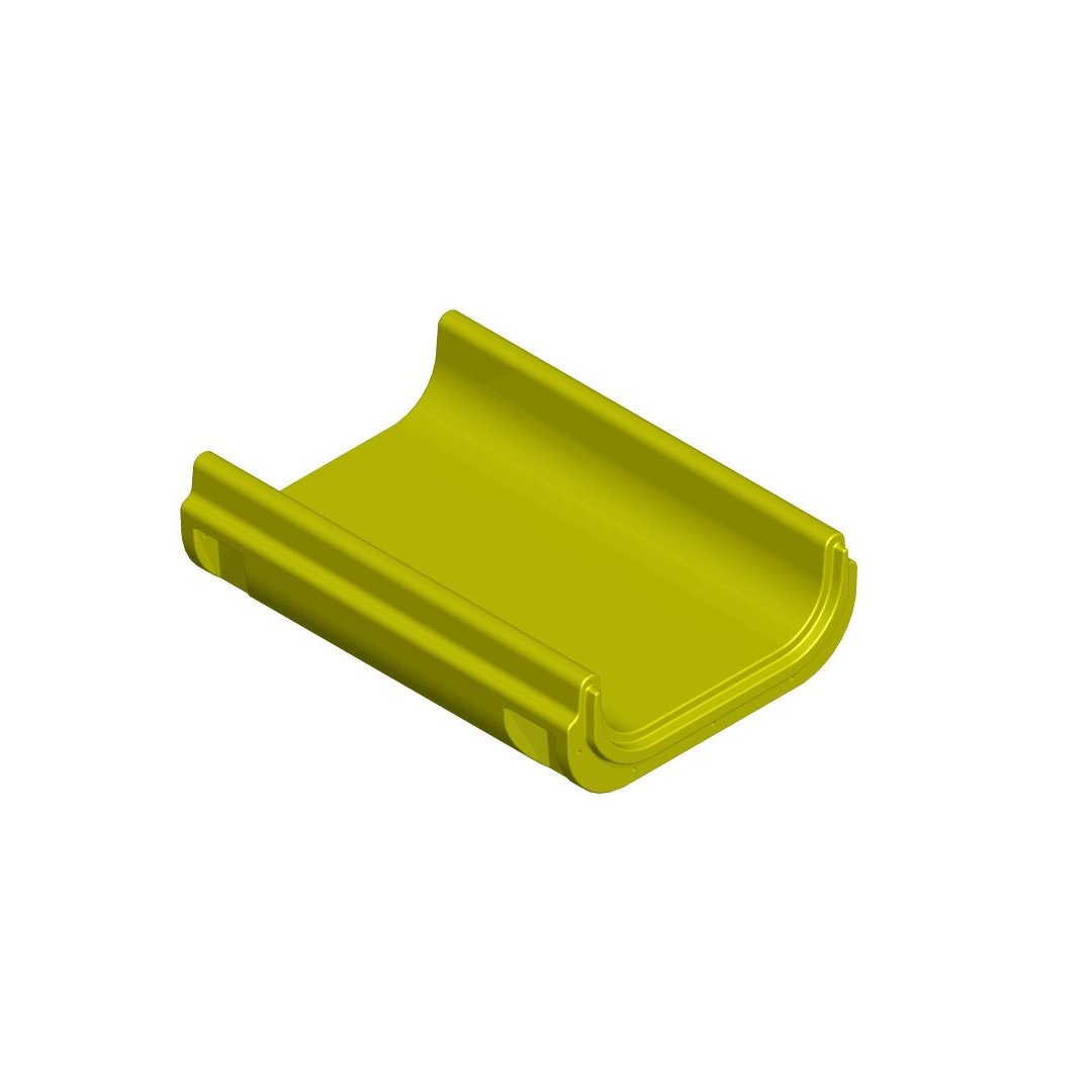 Glissière module partie C partie centrale - longueur 106 cm yellow