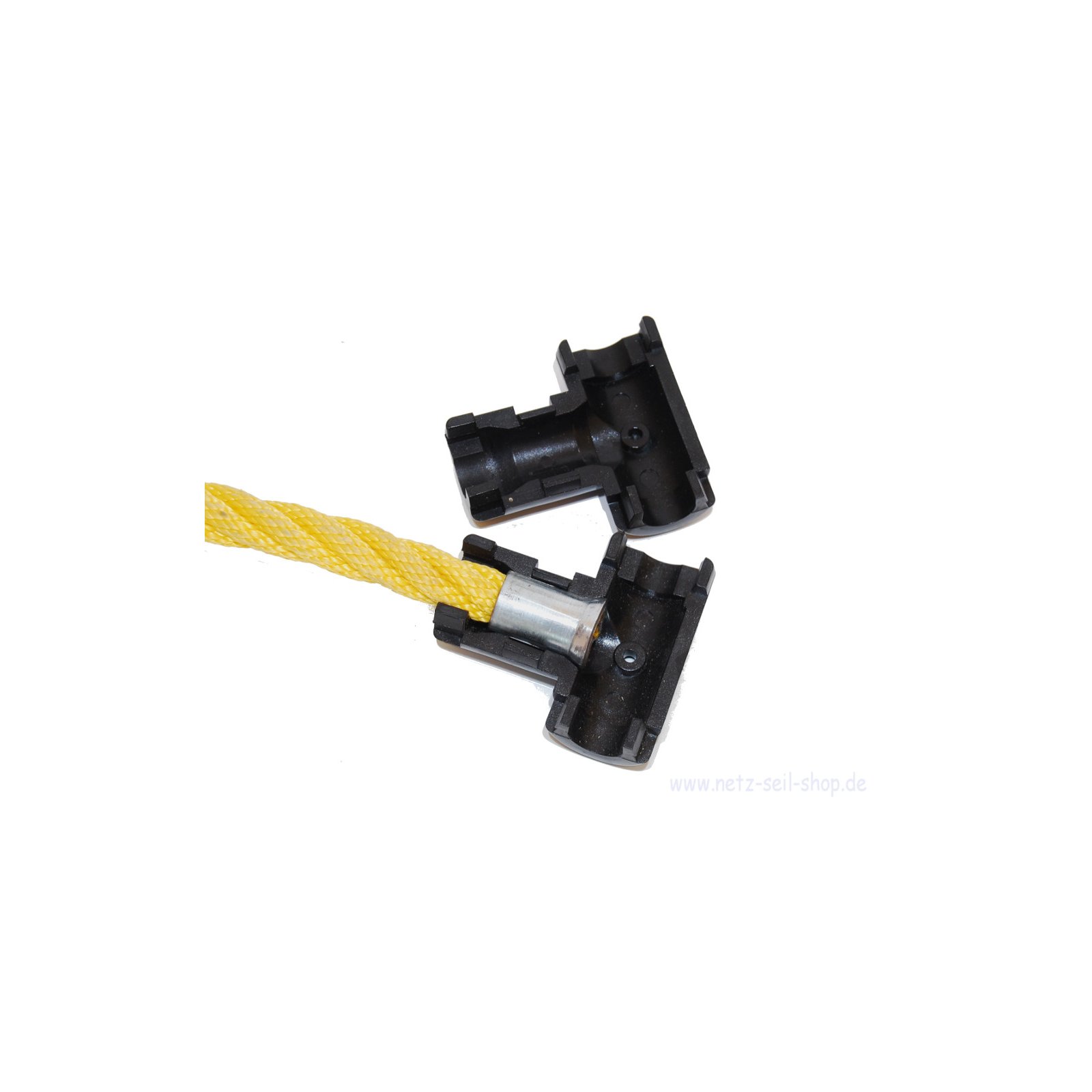 T-Verbinder 2-teilig für Ø 16 mm Tau schwarz mit Hülse