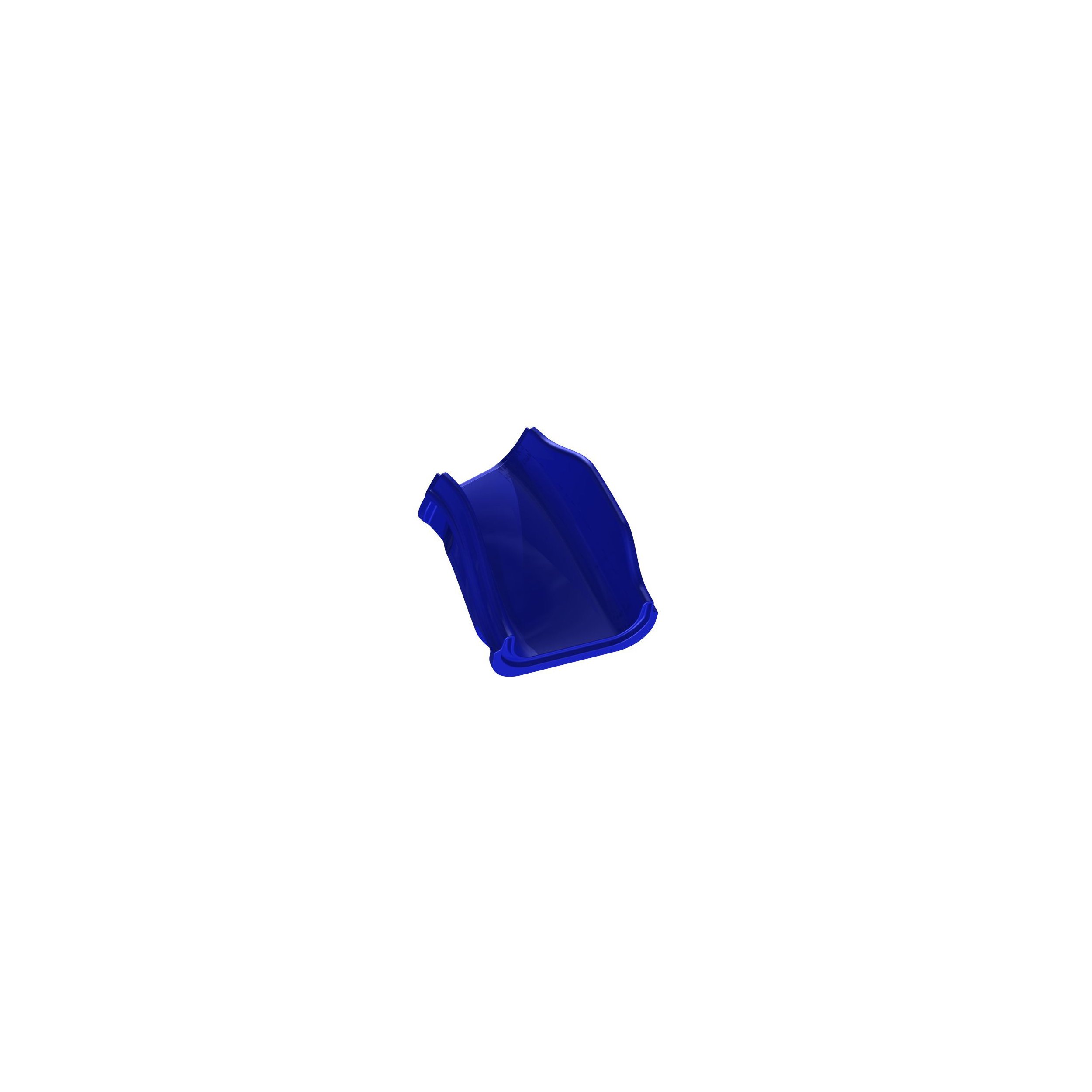 Module slide curve right blue