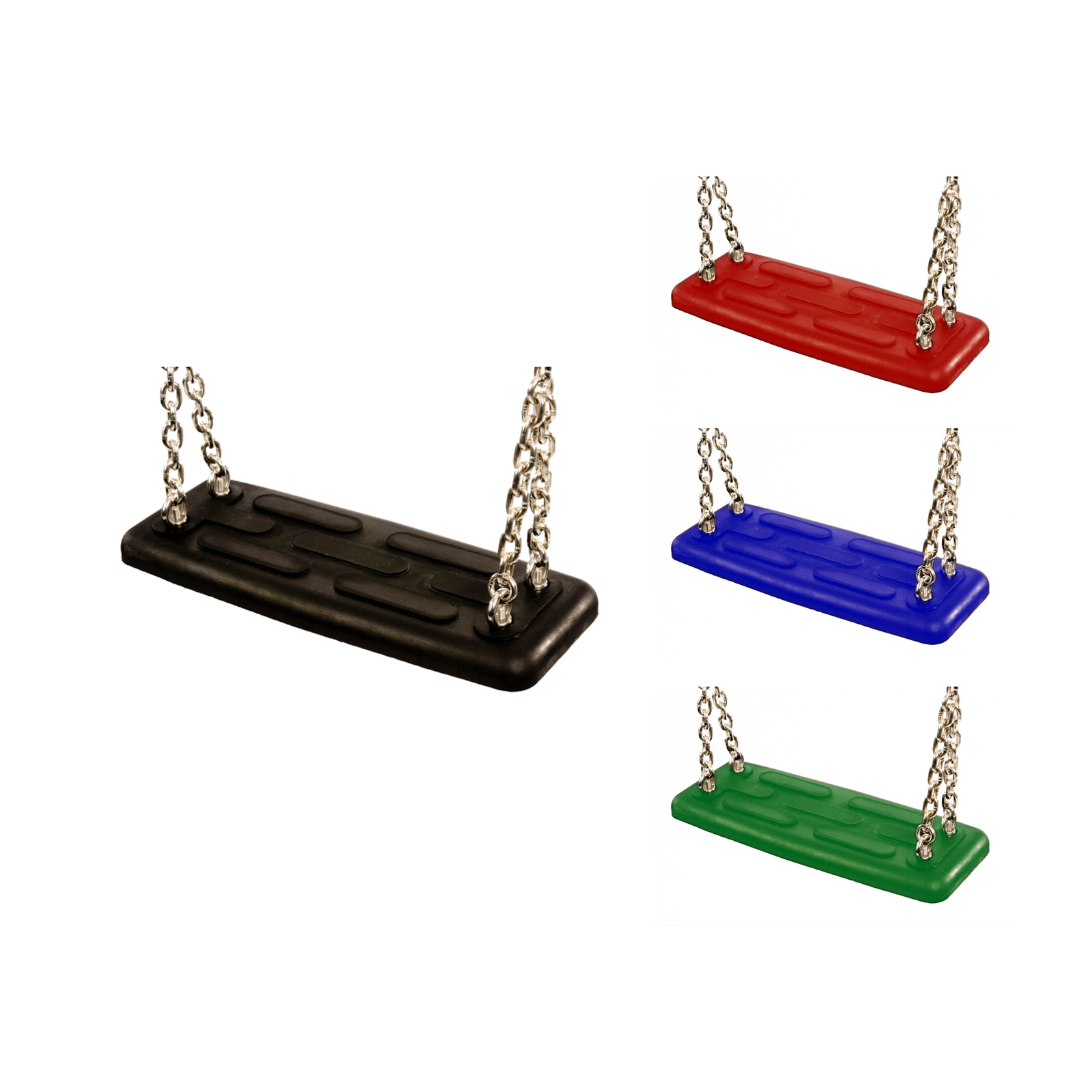 Sicherheits - Schaukelsitz Typ 1 schwarz Edelstahl V4A 200 cm