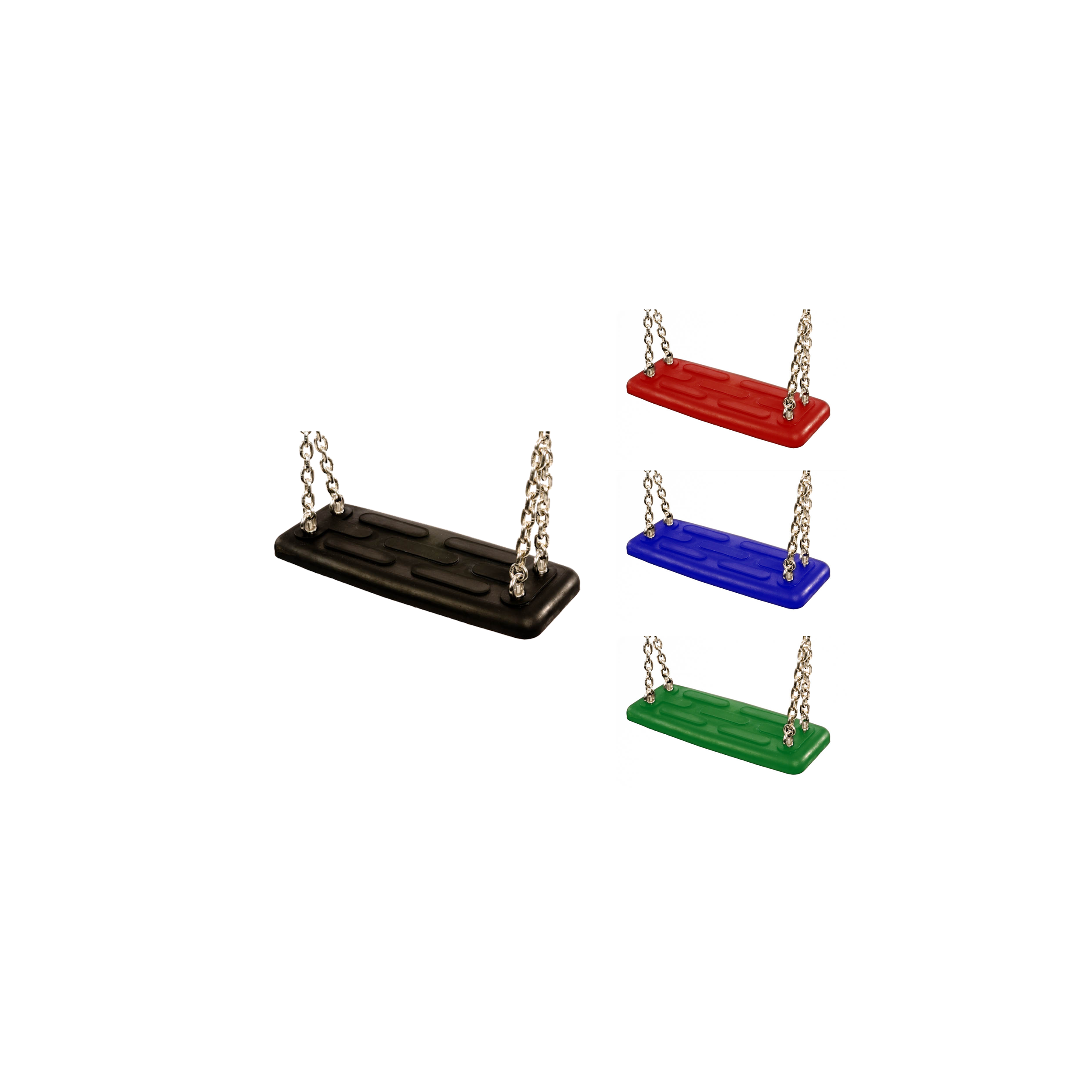 Commercial safety rubber swing seat type 1 blauw Zonder ketting