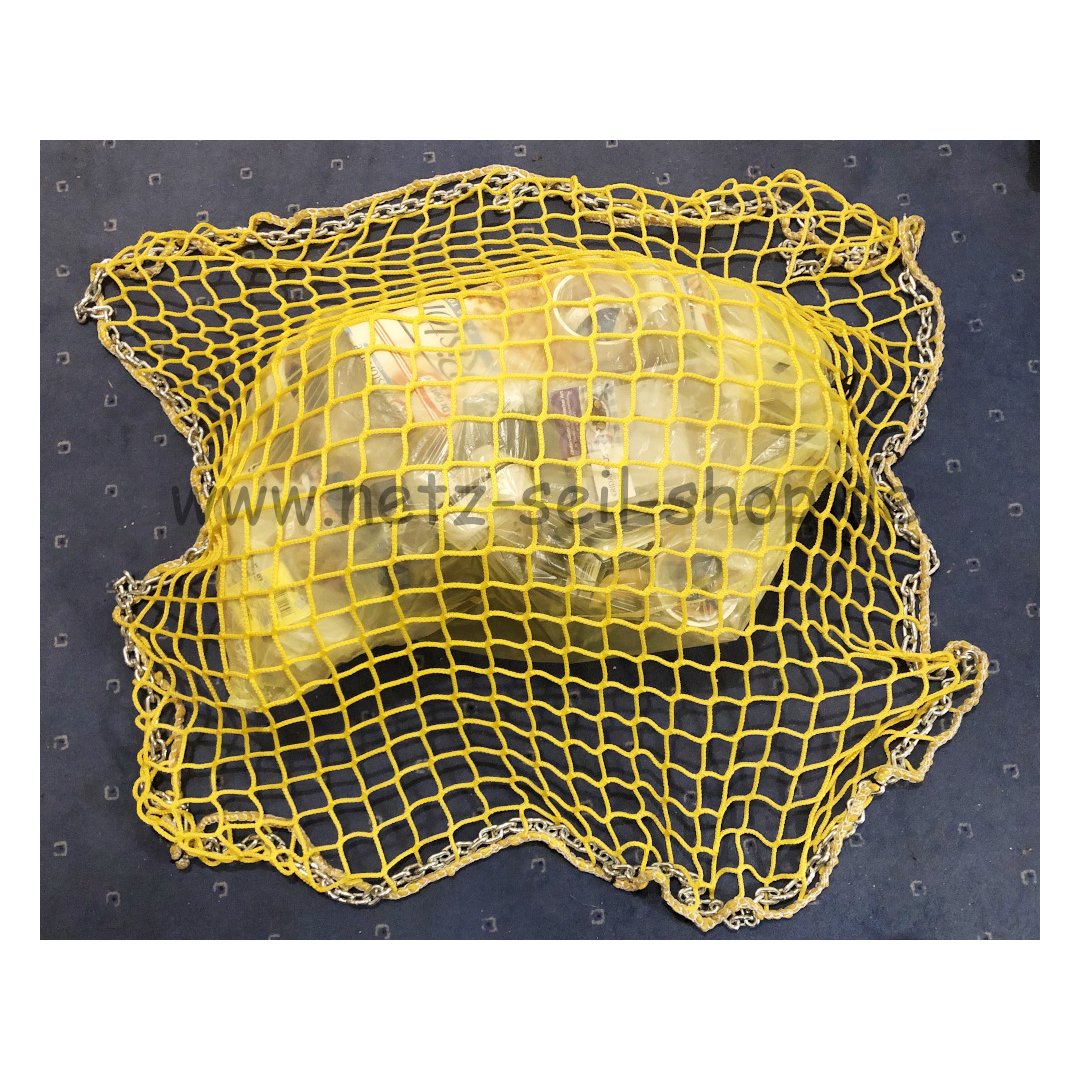 Waste safety net with chain 1.20 x 1.20 metres
