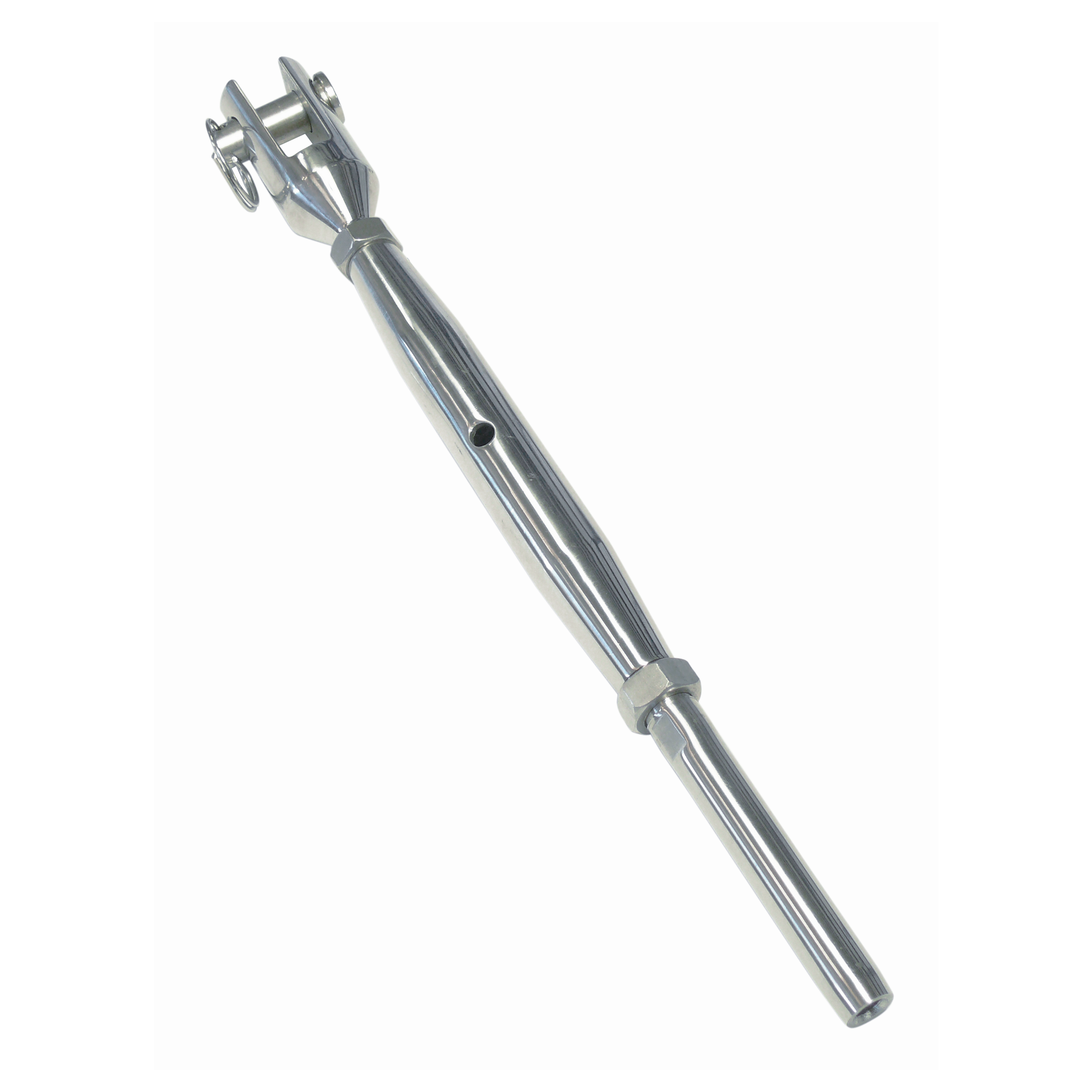 Turnbuckle fork-terminal, machined A4  2.5mm/M5