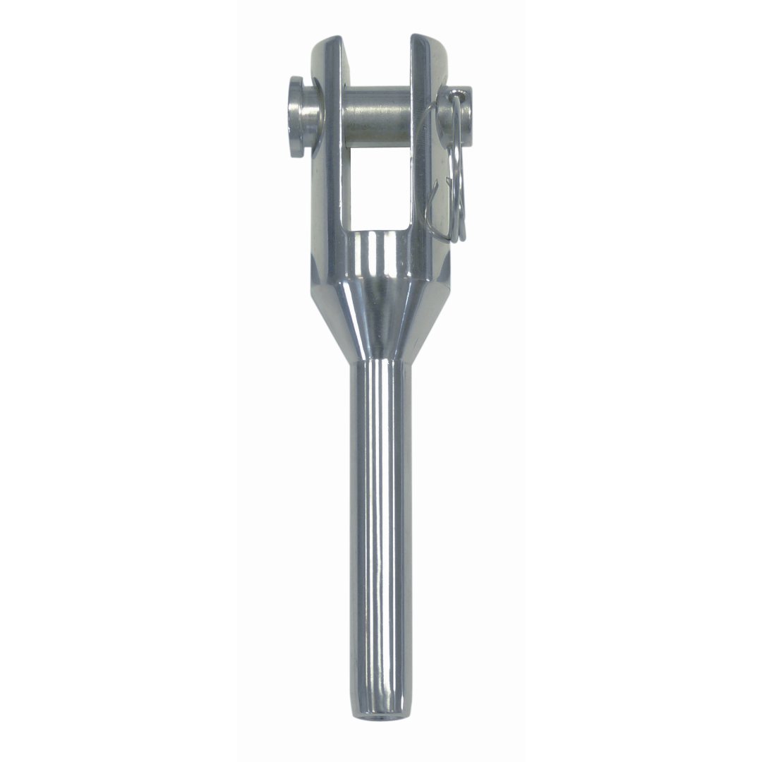 Fork terminal, machined A4 8mm