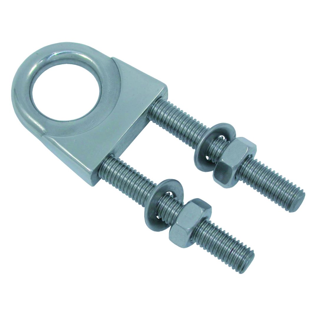 U-bolt with eye A4  M10x64mm