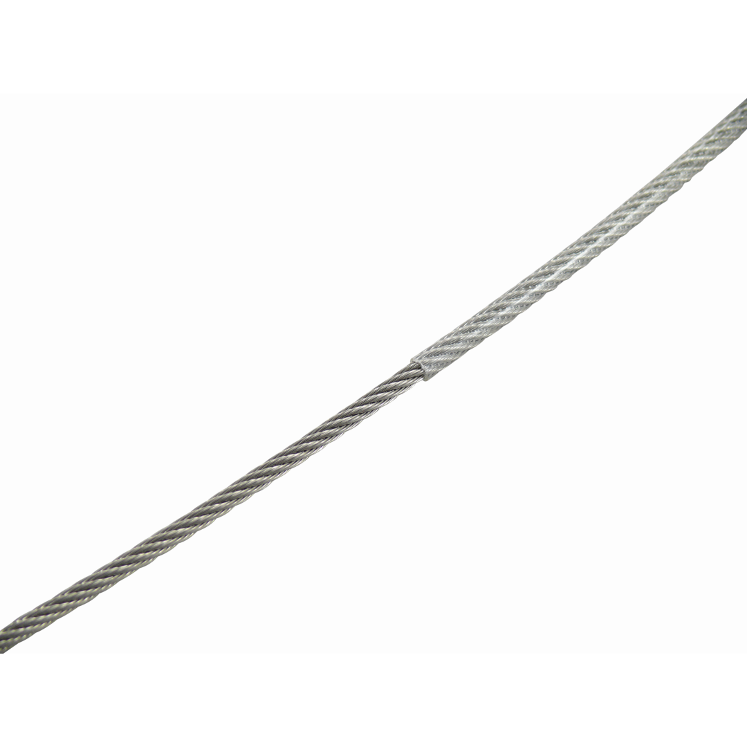 Wire rope 7x7 sZ PVC clear coated A4/PVC  3/4mm (250m)