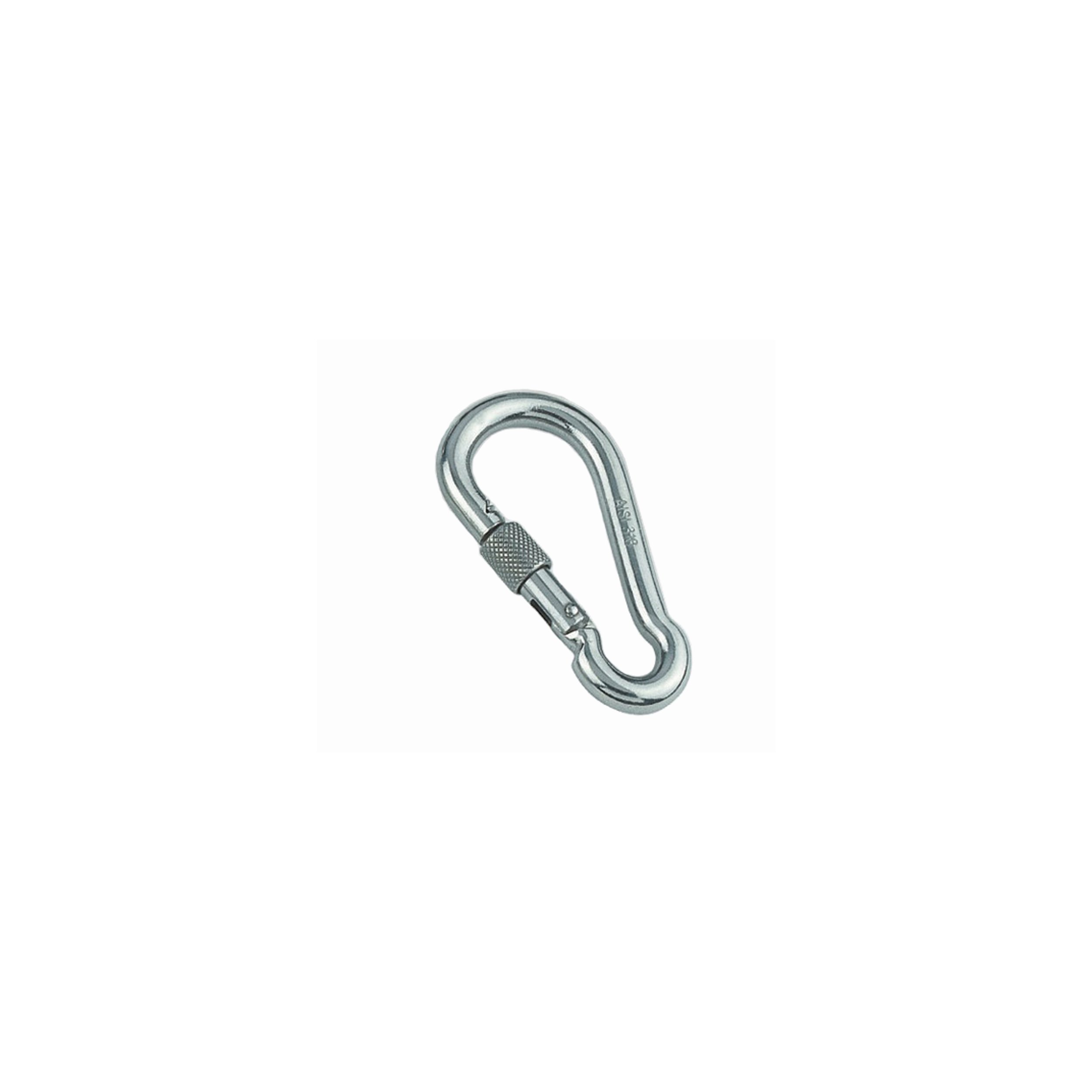 Spring hook with screw sleeve A4 4x40mm
