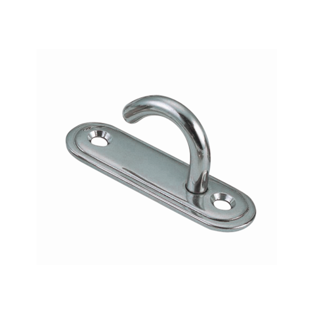 Hook plate, oval A4  5mm, 54x16mm