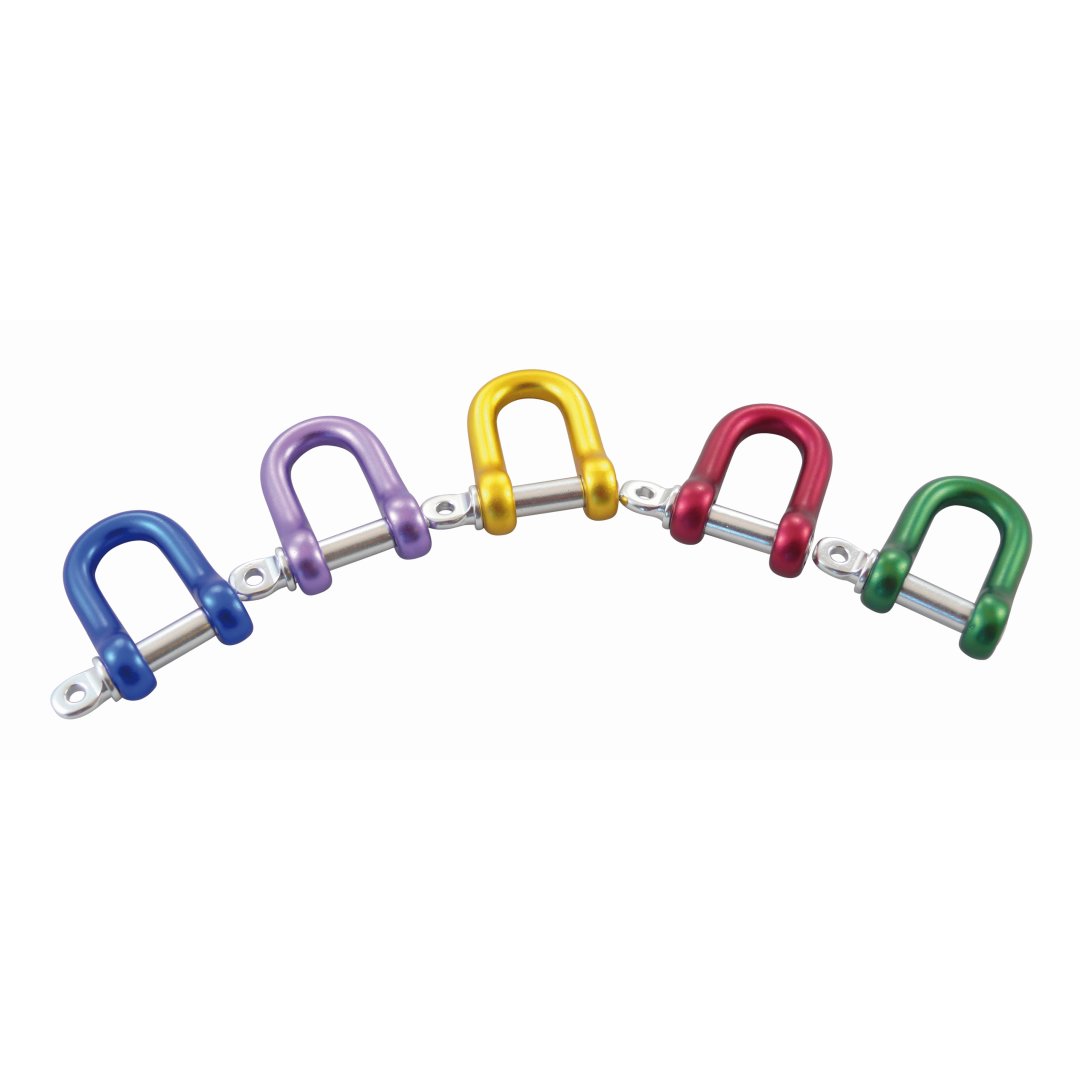 Alu-Rundschäkel Alu  6mm Farbmix