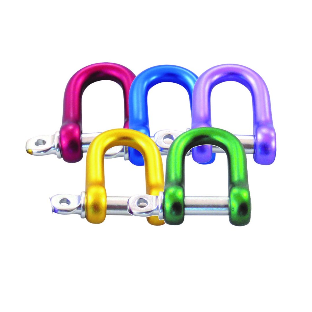 Alu-Rundschäkel Alu  6mm Farbmix