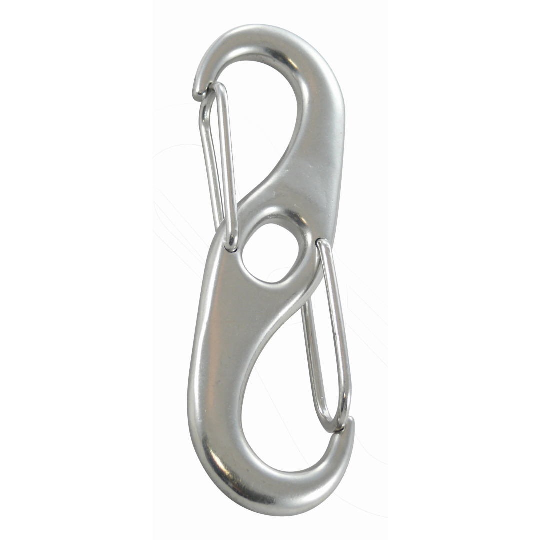 Double spring hook A4  80mm