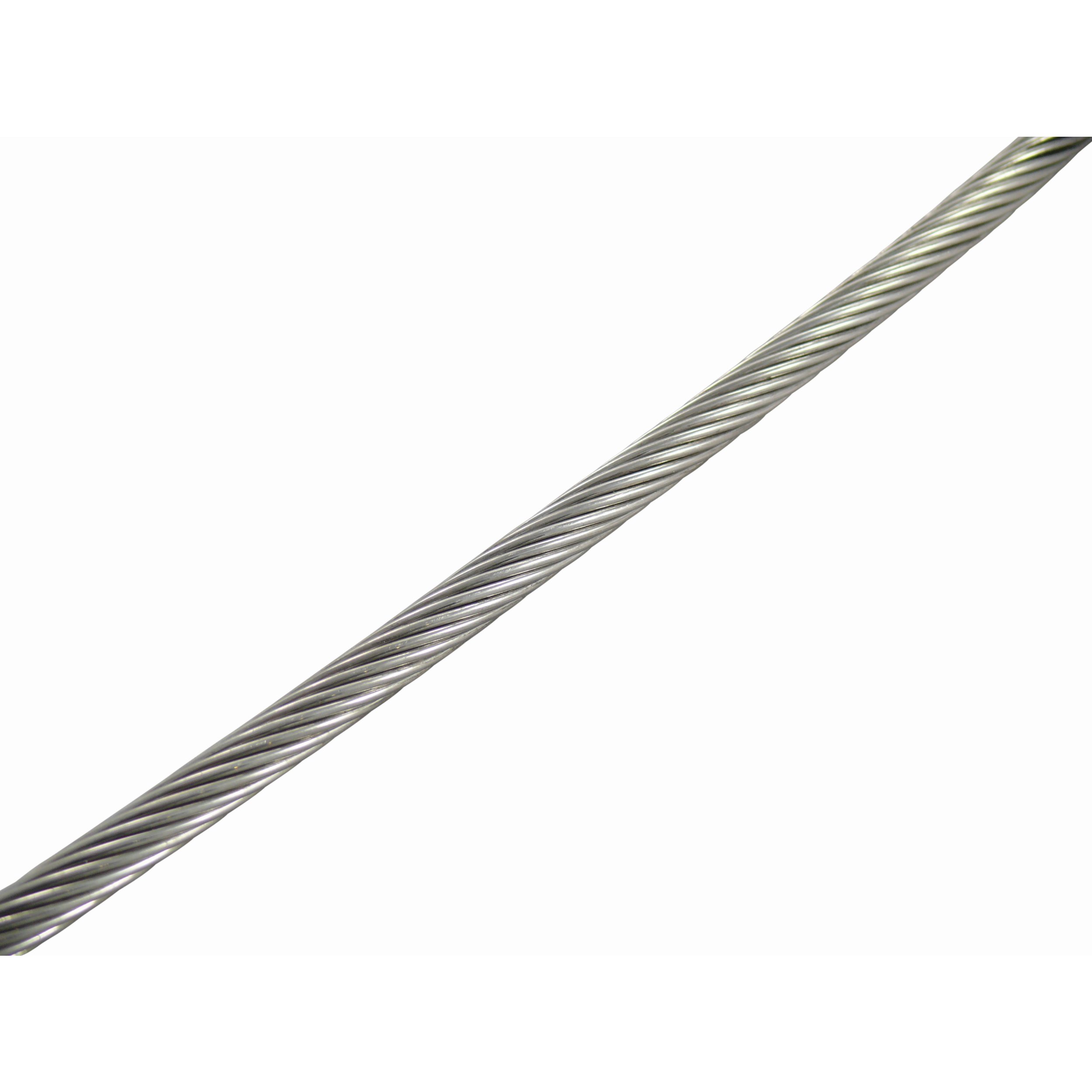 250 M Wire rope hard/stiff 1x19 sZ, made in korea A4...