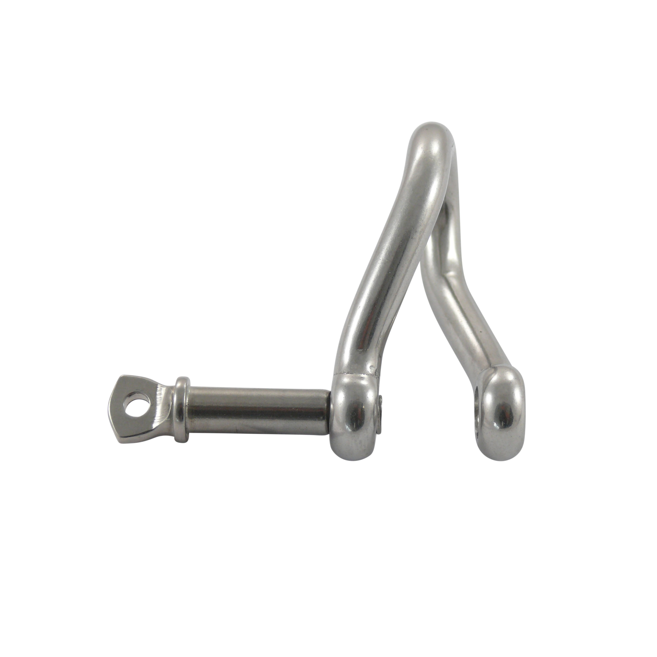 Twisted shackle with captive pin A4  10mm