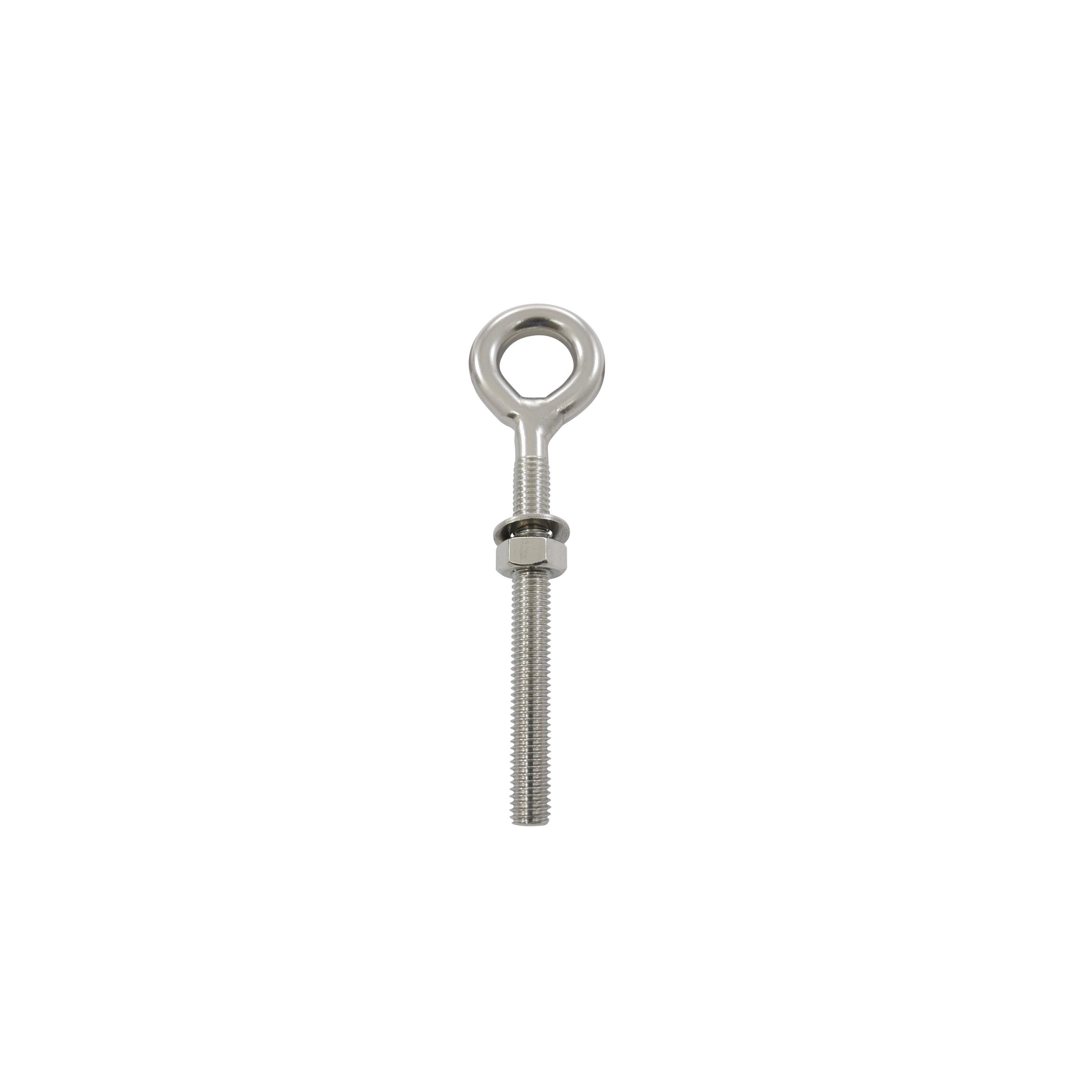 Eye bolt with metric thread A4  M10x150mm