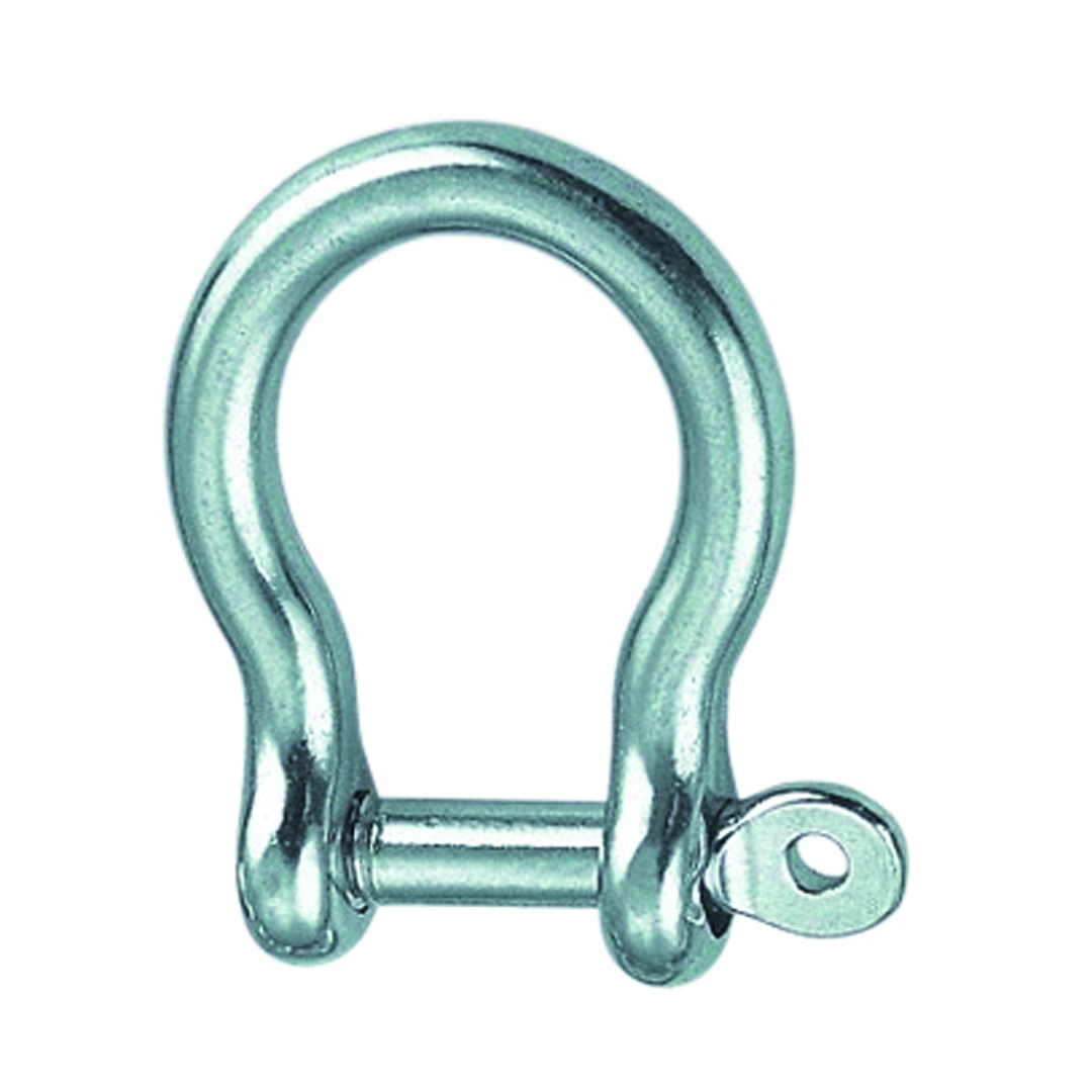 10 STCK / PCS. Bow shackle with captive pin A4  4mm