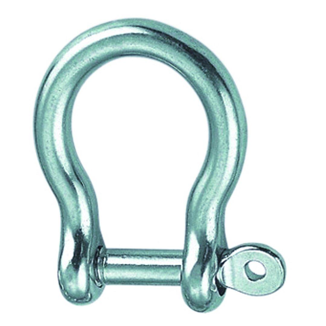 Bow shackle with captive pin A4  10mm
