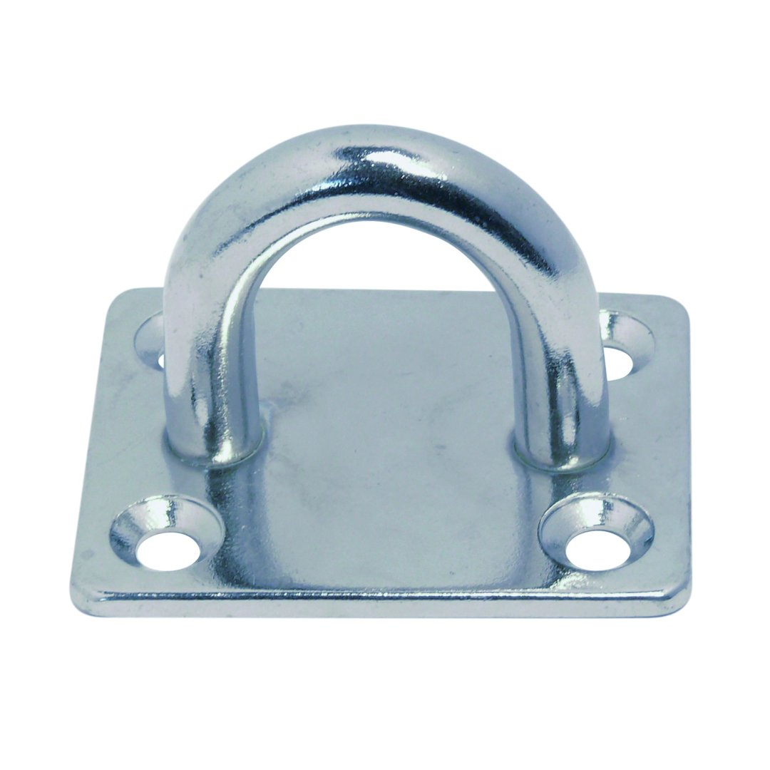 10 STCK / PCS. Square pad eye A2  35x30mm, bow 5mm