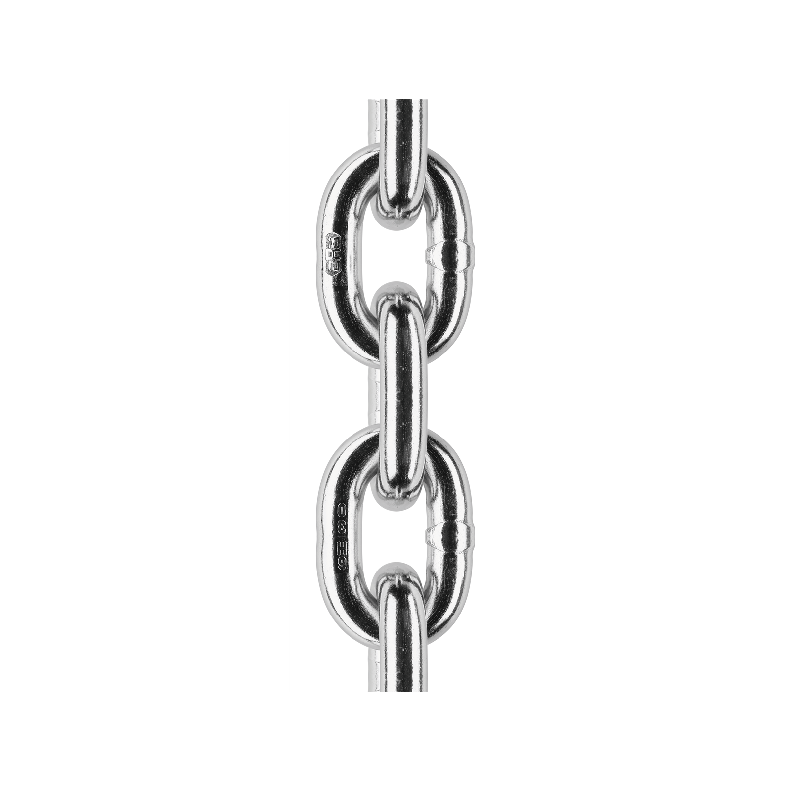 Rundstahlkette kurzglied, ähnl. DIN 766 Duplex D6 13mm (1m) Made in Germany