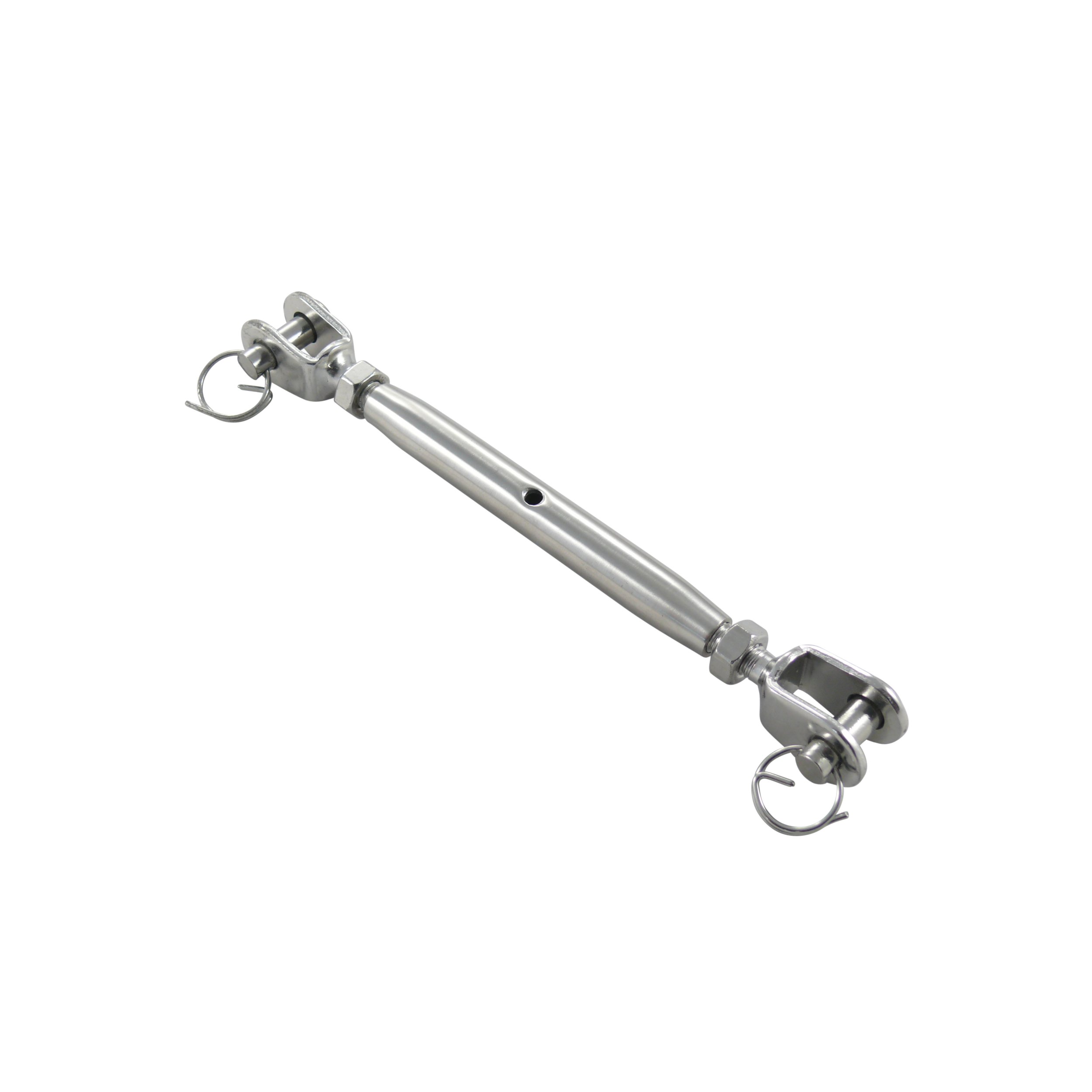 10 STCK / PCS. Turnbuckle fork-fork A4 M8