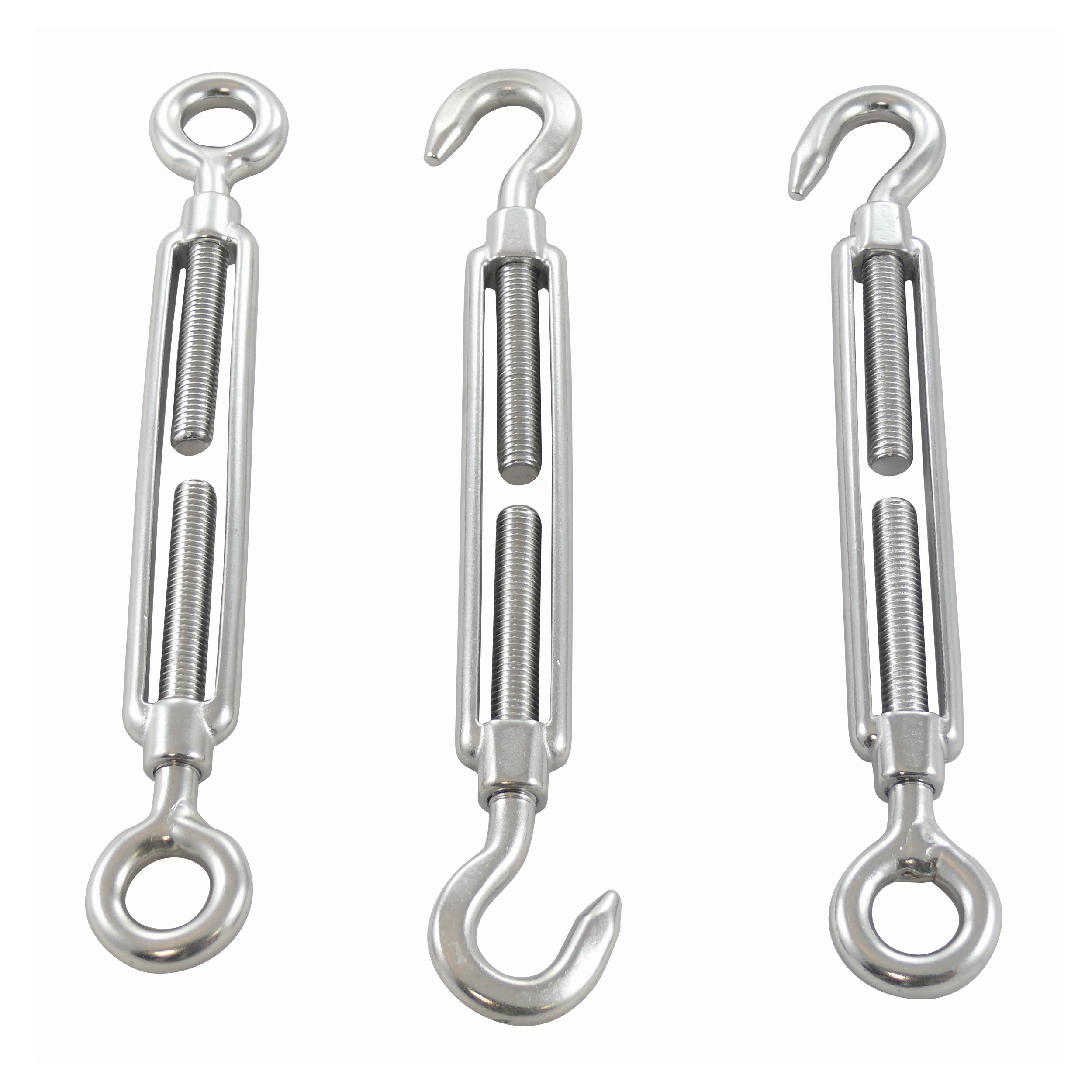 10 STCK / PCS. Turnbuckle A4 M8, eye-eye