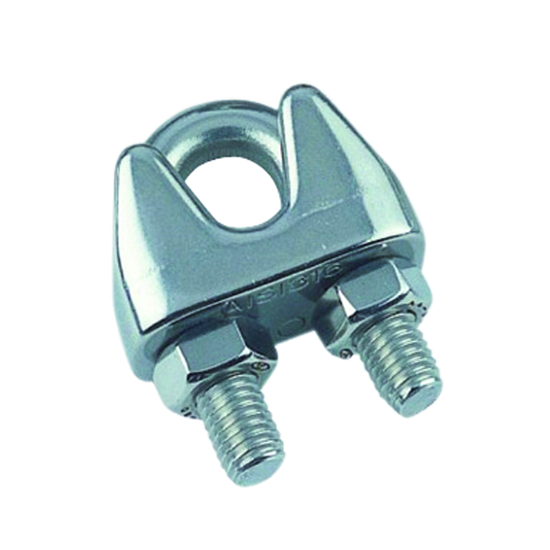50 STCK / PCS. Wire rope clip A4  2mm
