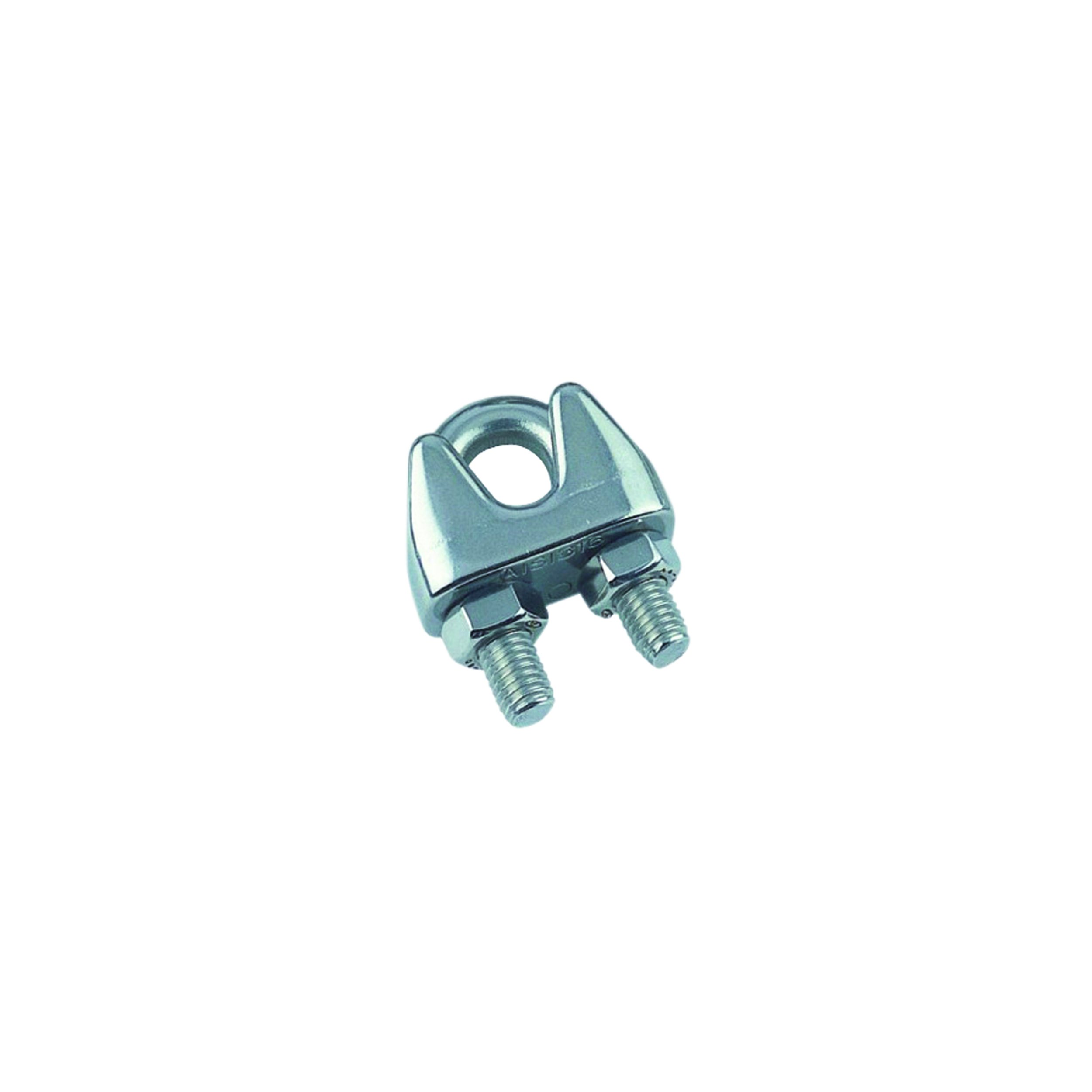 10 STCK / PCS. Wire rope clip A4 8mm
