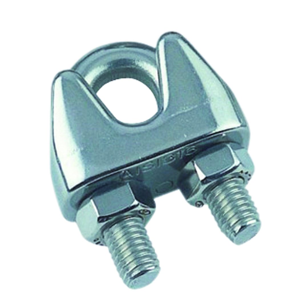 10 STCK / PCS. Wire rope clip A4  8mm