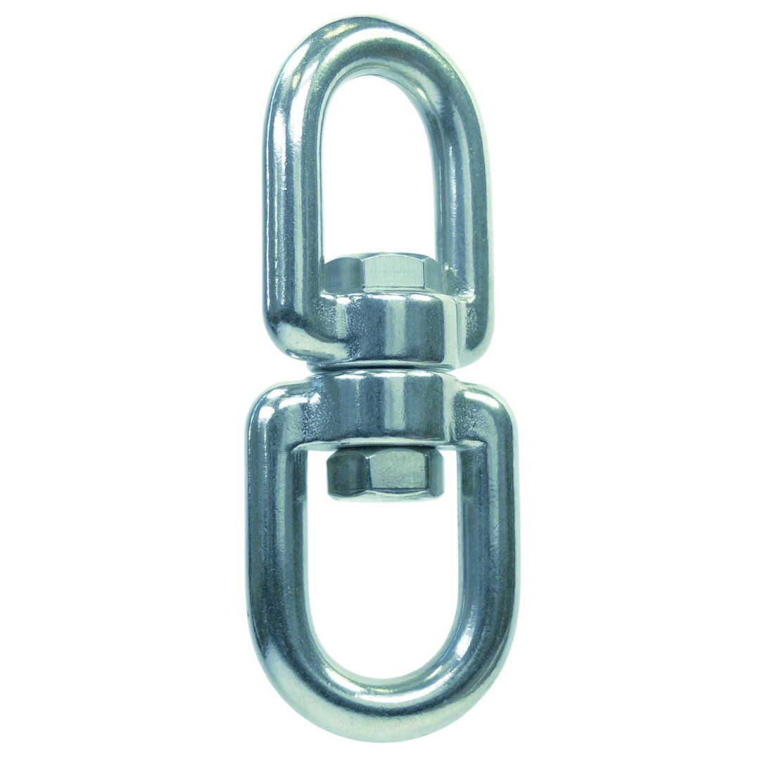 10 STCK / PCS. Swivel eye-eye A4  5x55mm