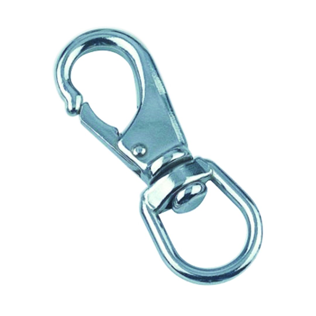 Schnapphaken mit Wirbelauge A4  118x16mm