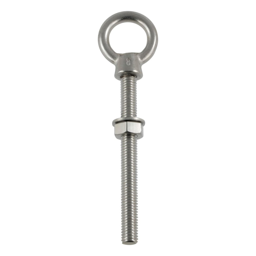 10 STCK / PCS. Eye bolt with metr. thread A4  M12x120mm...