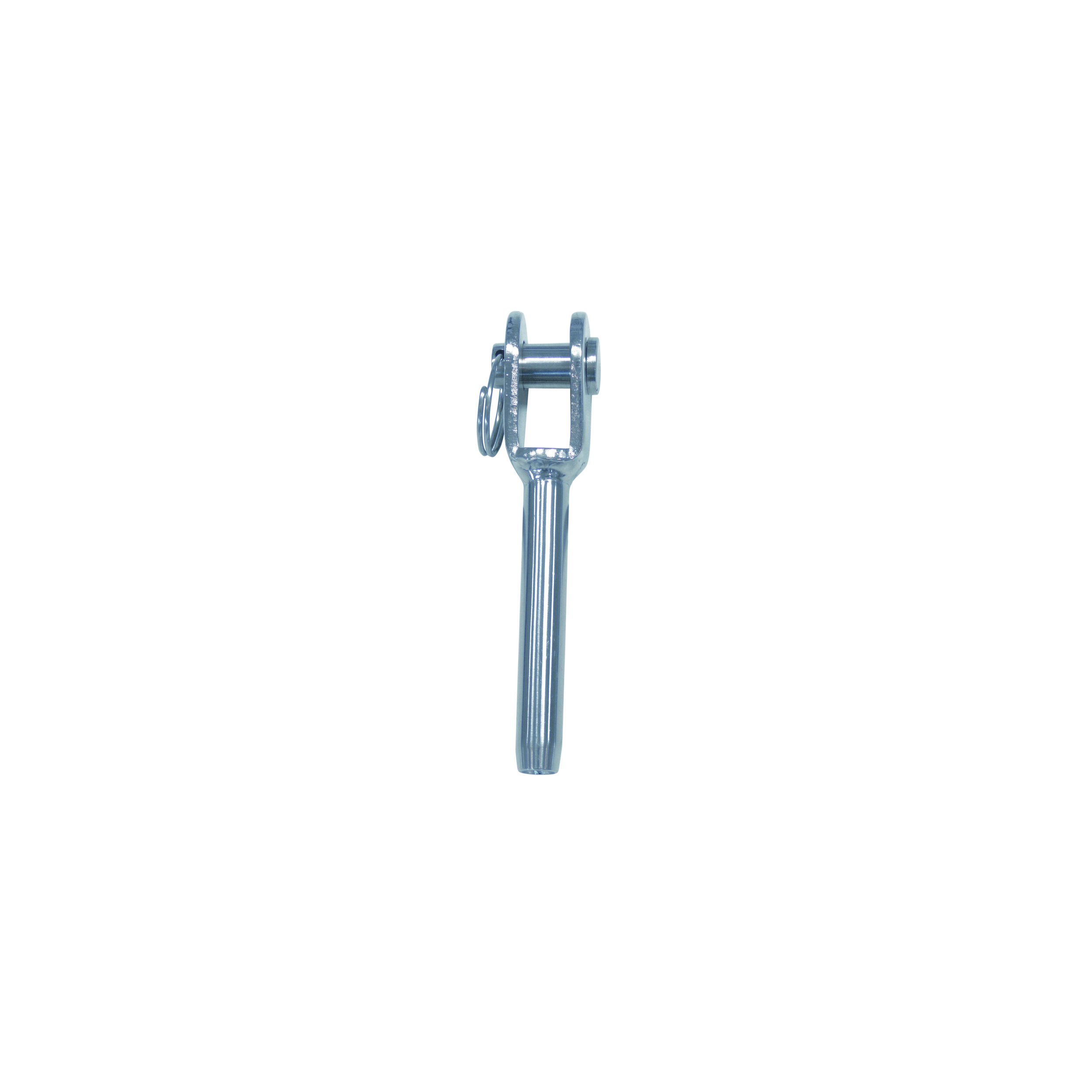 10 STCK / PCS. Fork terminal A4 4mm, pin 6mm