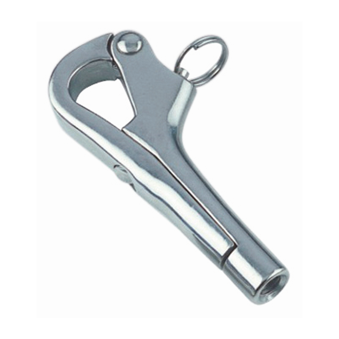 Pelican hook with internal thread A4  M10, lenght 144mm