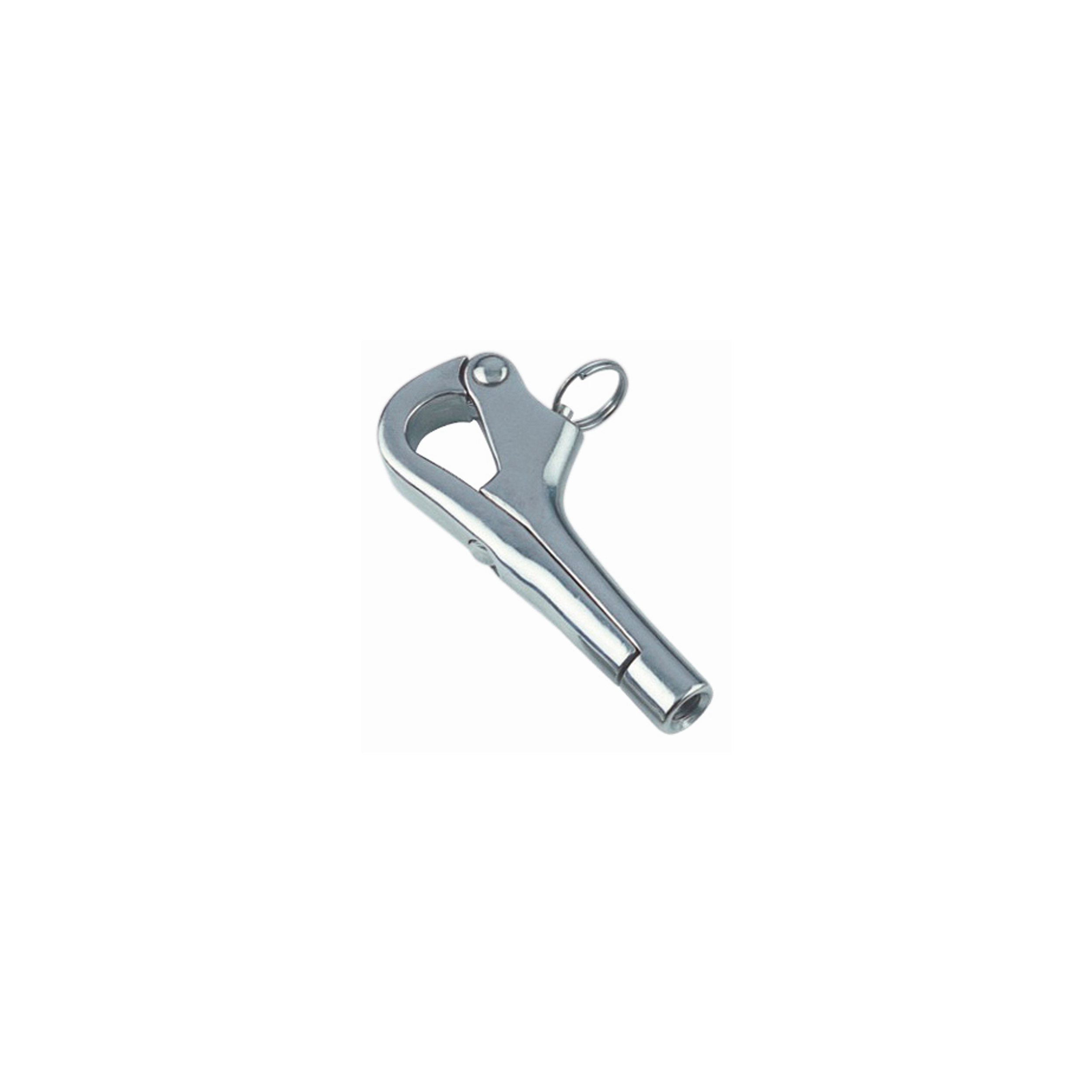 Pelican hook with internal thread A4  M10, lenght 125mm