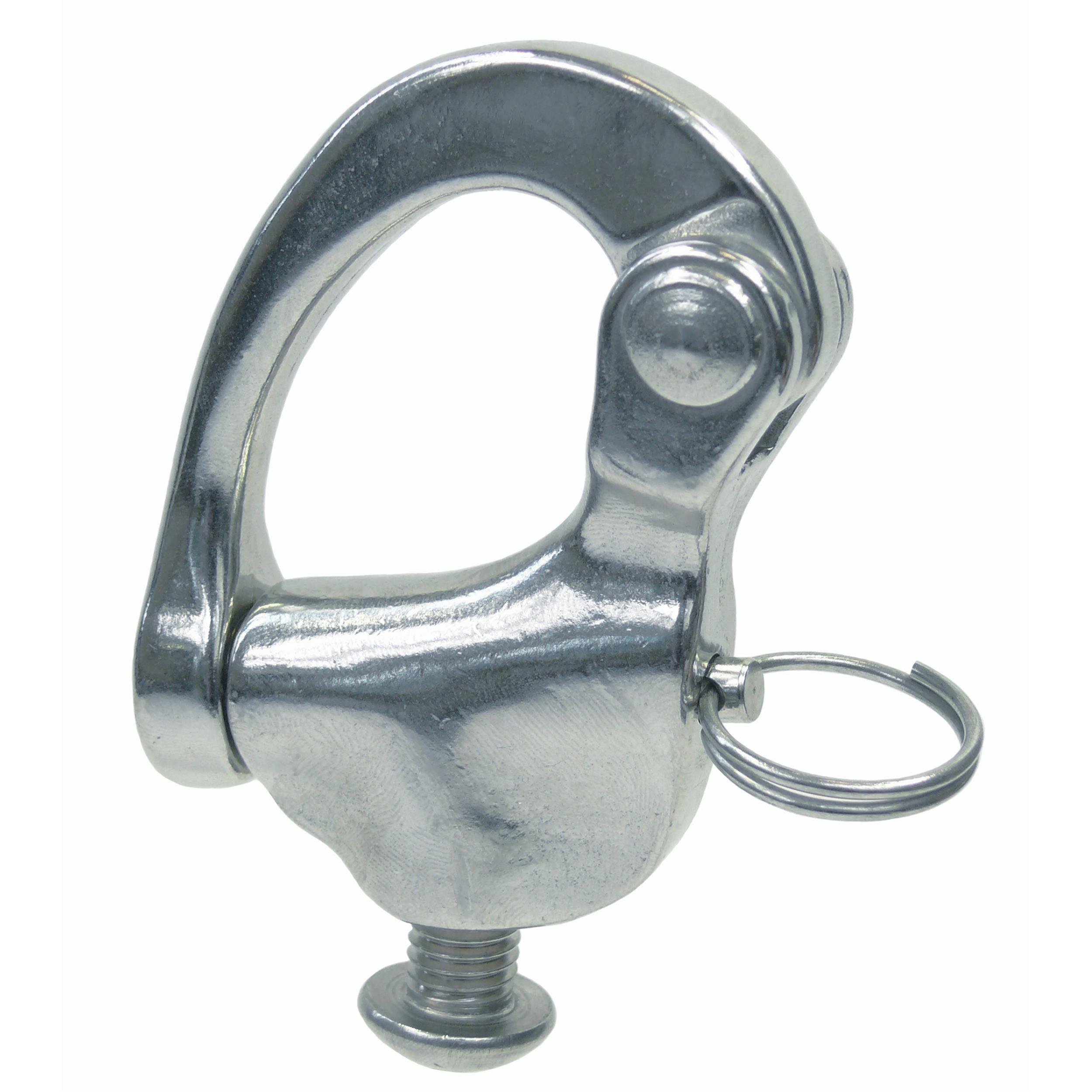 Schnappschäkel mit Schraube A4  M6