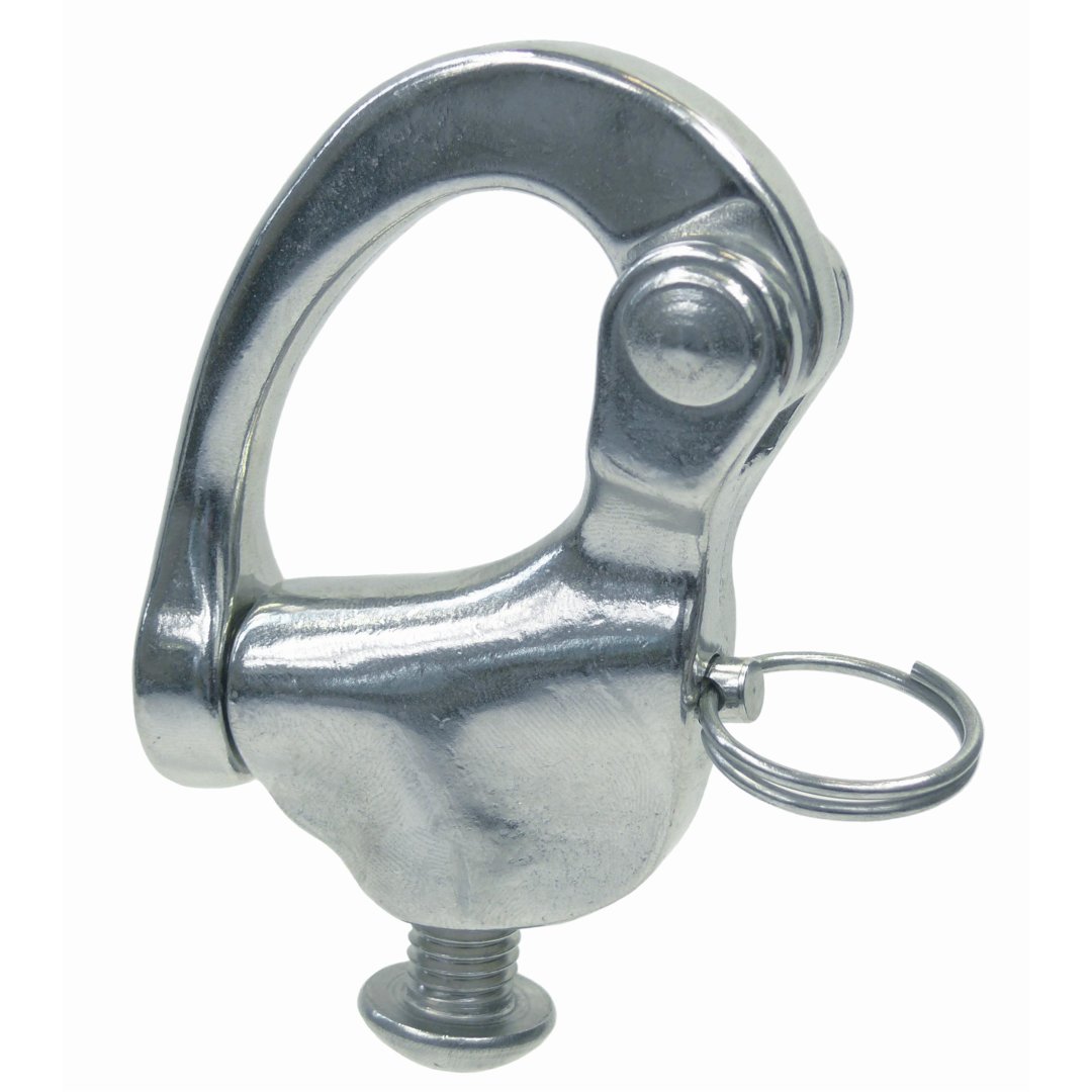 Schnappschäkel mit Schraube A4  M6