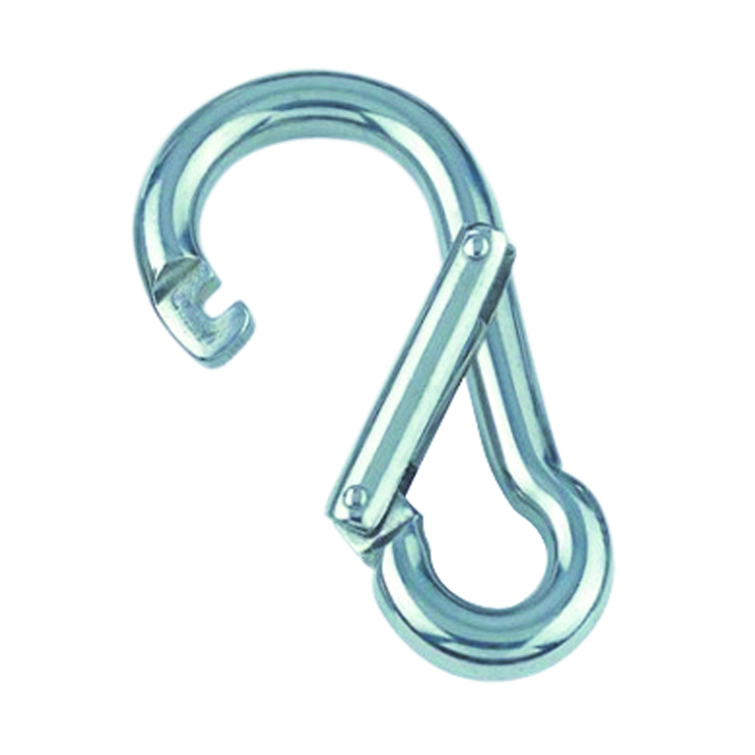 10 STCK / PCS. Spring hook with wide opening A4  8x80mm