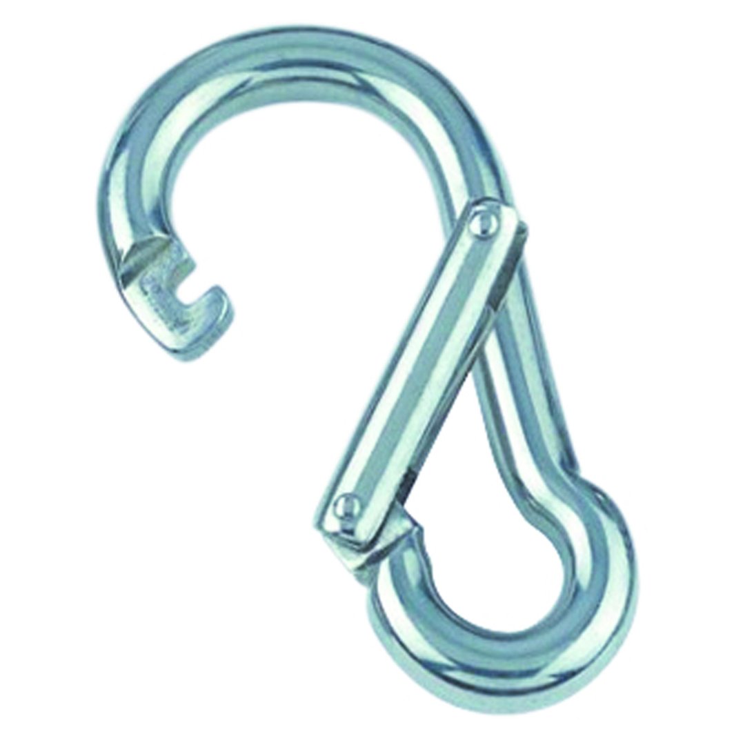 Karabinerhaken mit Spezialverschluss A4  10x100mm