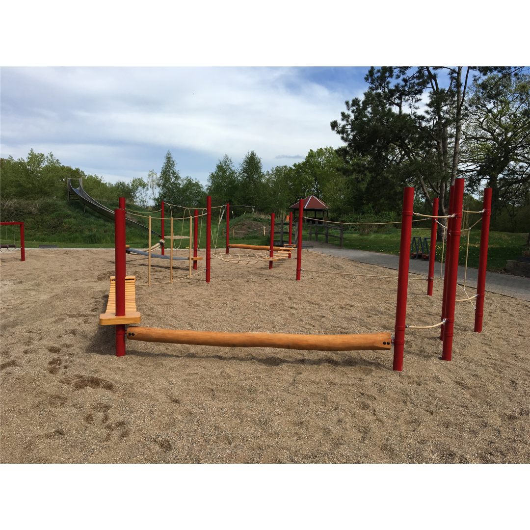 Metal posts for play and climbing equipment Length 2.0 m