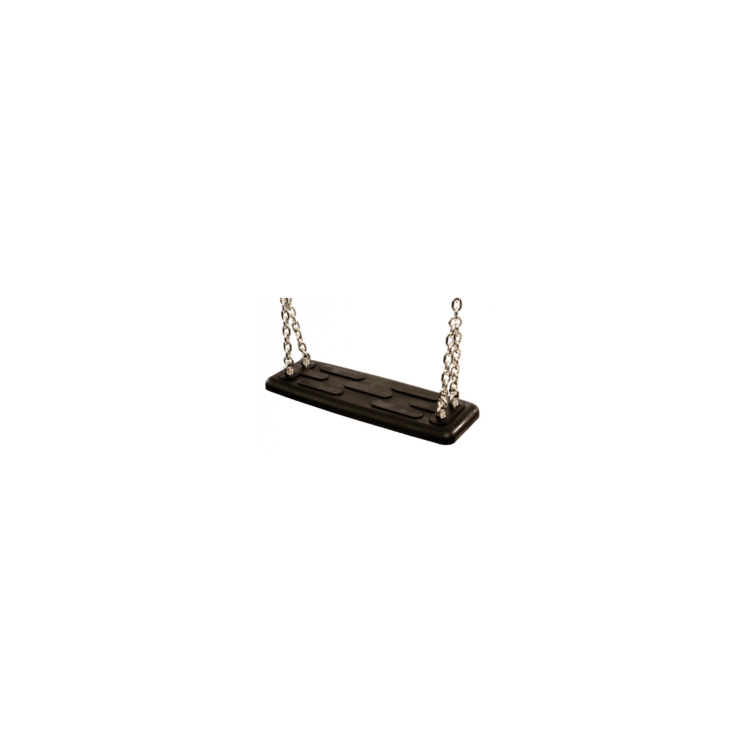 Siège de balançoire de sécurité type 1A noir Acier inoxydable - AISI 304 200 cm
