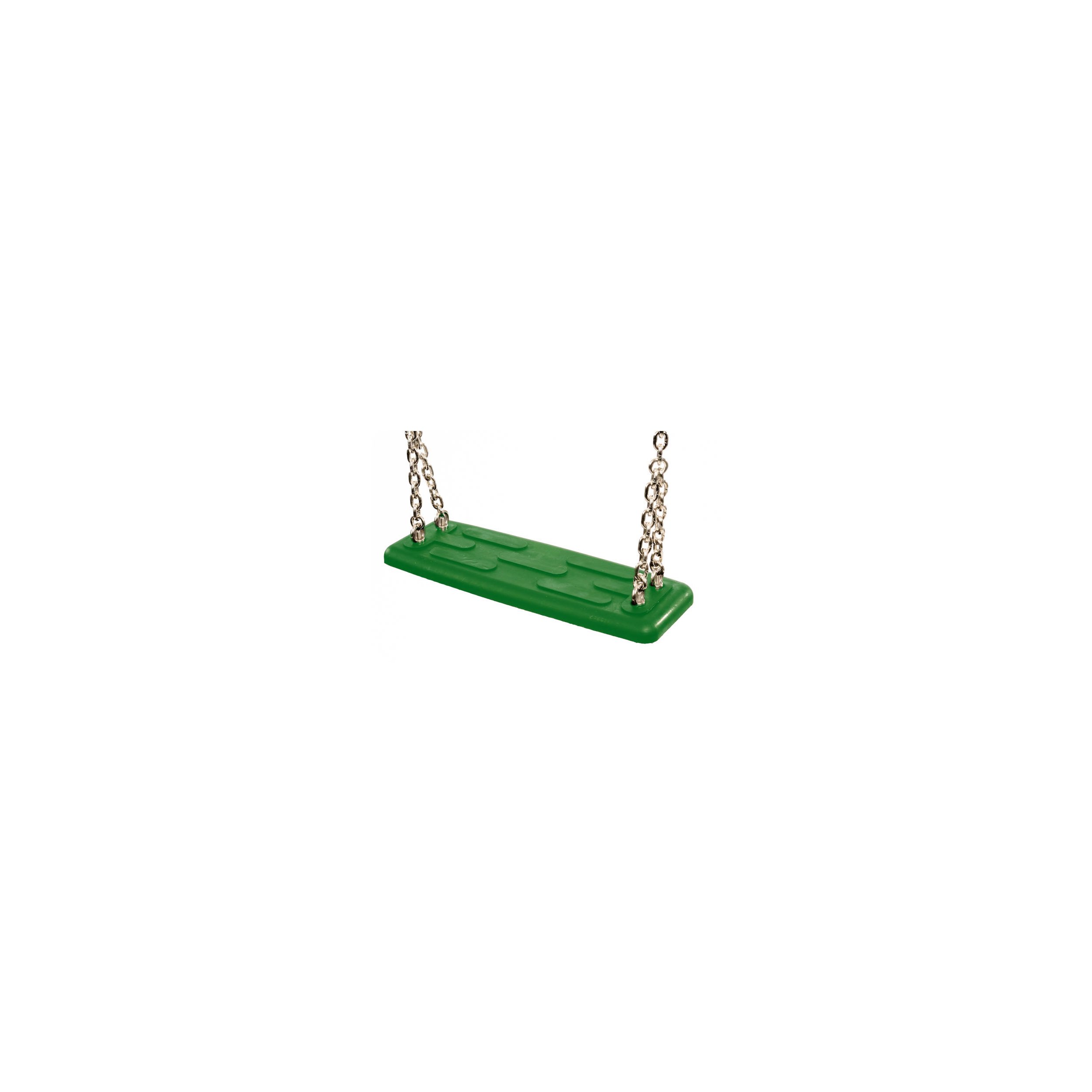 Commercial safety rubber swing seat type 1A green without chains