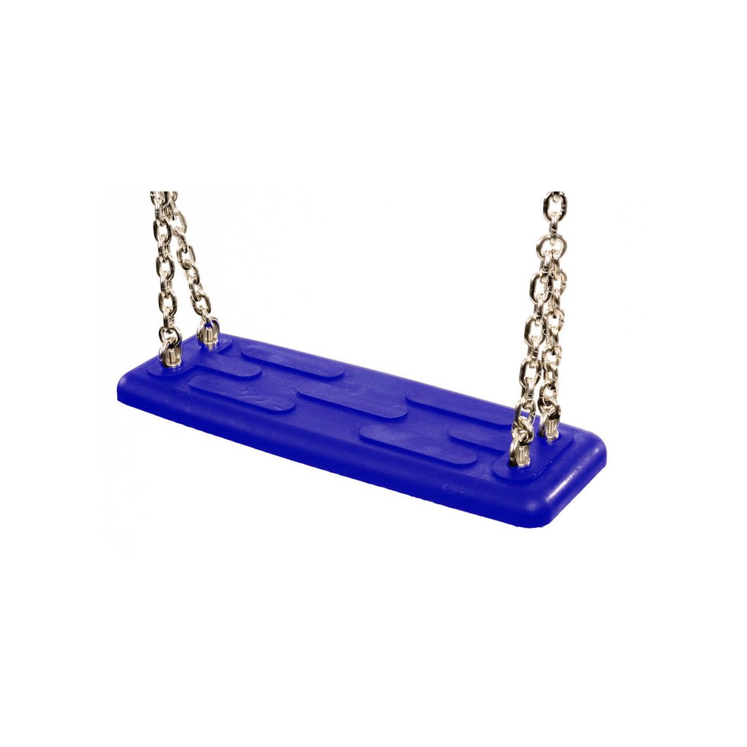 Commercial safety rubber swing seat type 1A blue without chains without chains