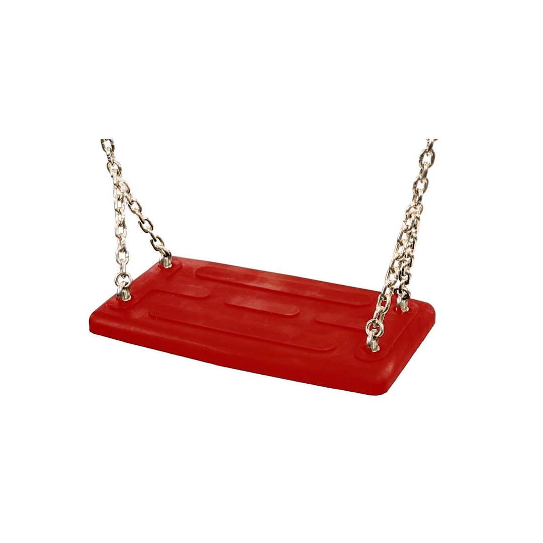 Sicherheits-Schaukelsitz Typ 2A rot Edelstahl V2A 250 cm