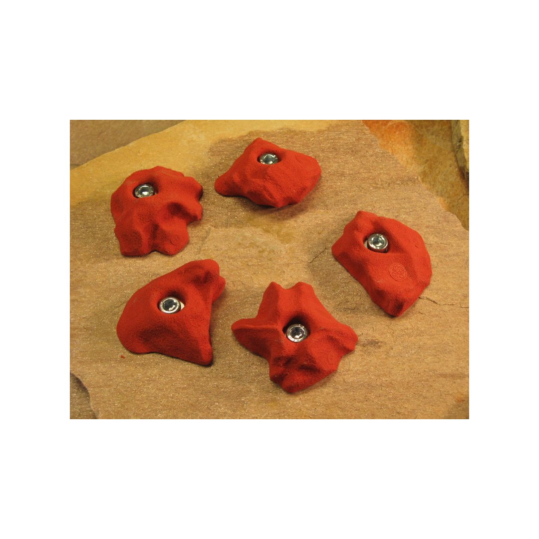 Klettergriff-Set Geigelstein 5-teilig Orange